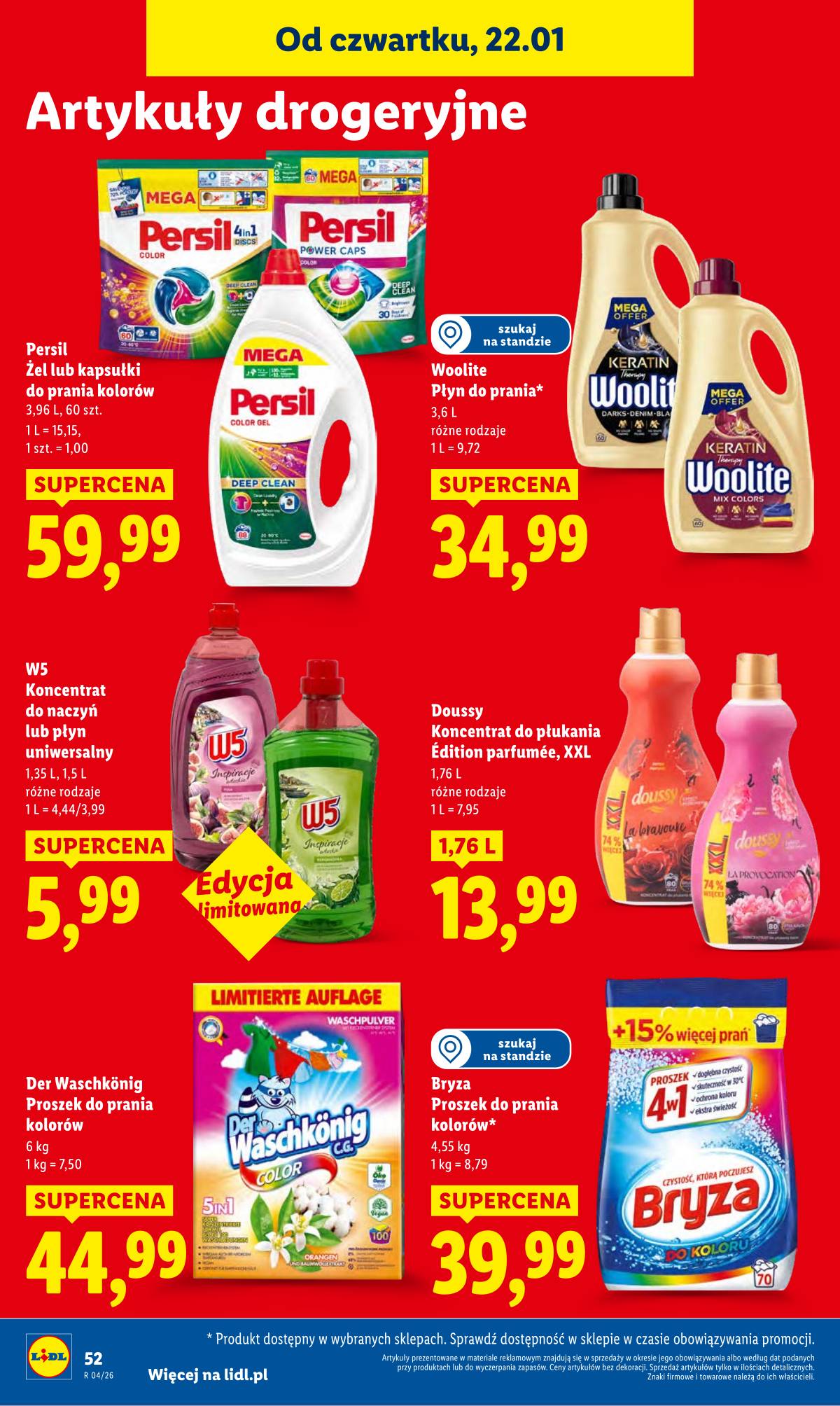 Lidl Lenkija - OFERTA WAŻNA OD 22.01 DO 25.01 54 puslapis