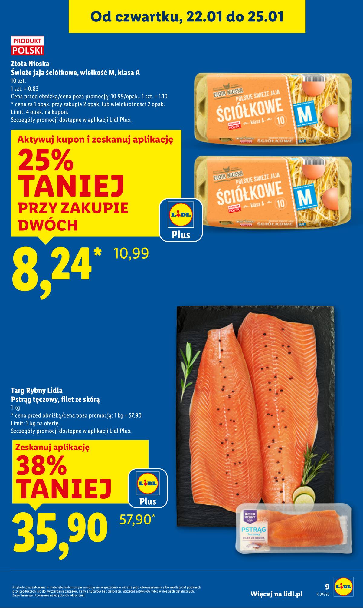 Lidl Lenkija - OFERTA WAŻNA OD 22.01 DO 25.01 9 puslapis