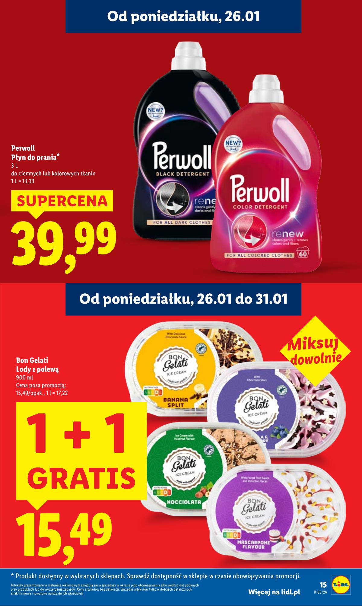 Lidl Lenkija - OFERTA WAŻNA OD 26.01 DO 28.01 15 puslapis