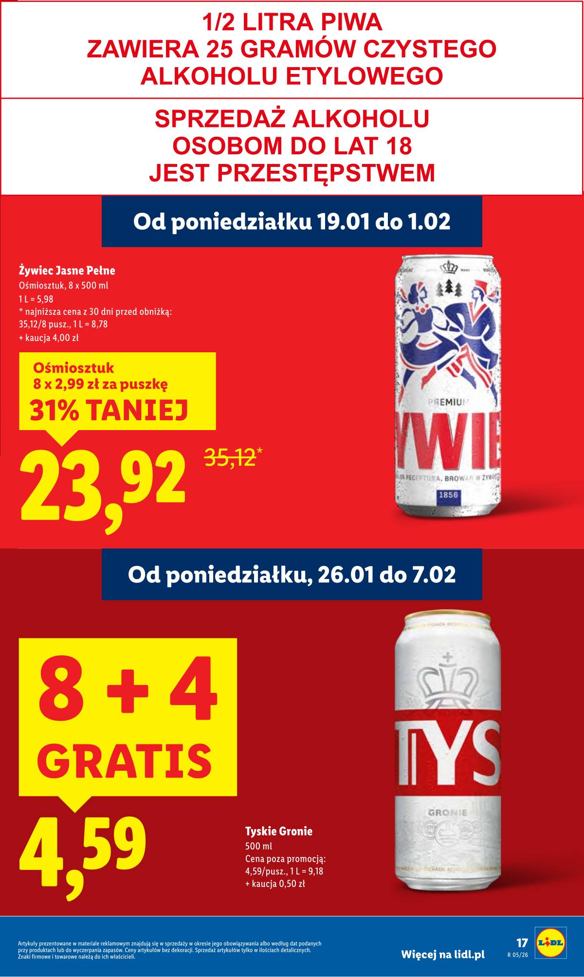Lidl Lenkija - OFERTA WAŻNA OD 26.01 DO 28.01 17 puslapis