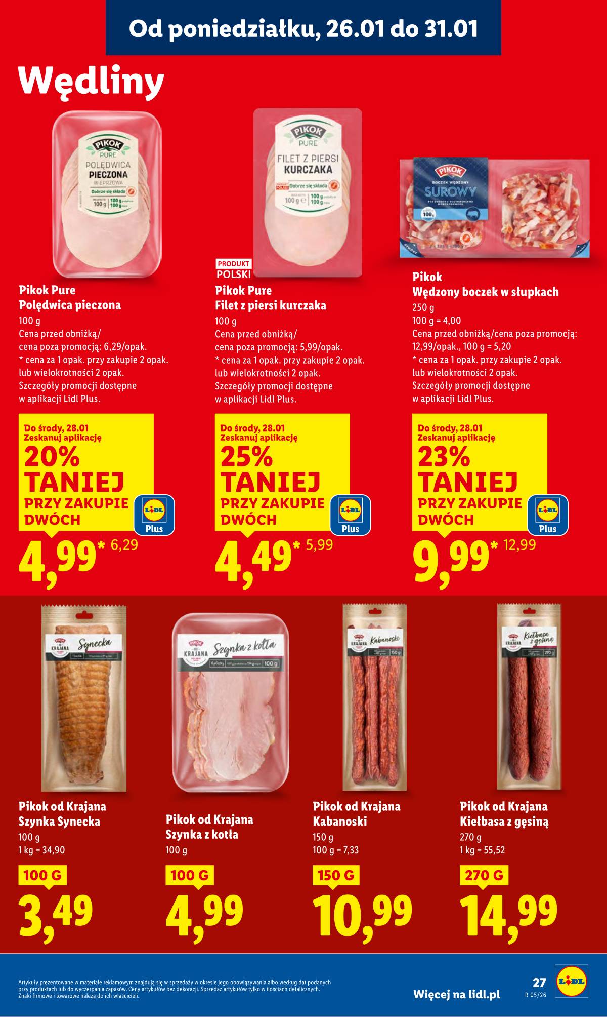 Lidl Lenkija - OFERTA WAŻNA OD 26.01 DO 28.01 27 puslapis
