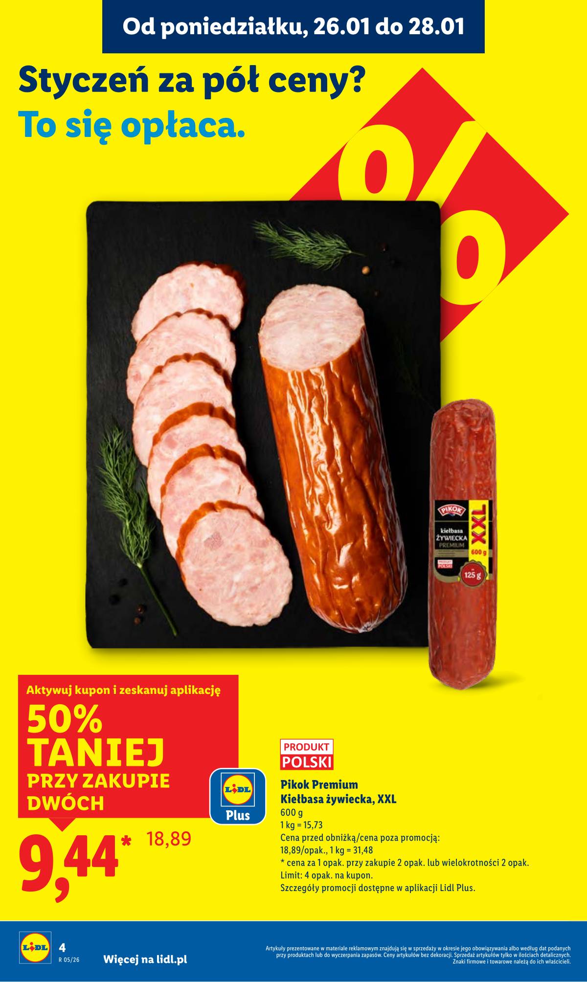 Lidl Lenkija - OFERTA WAŻNA OD 26.01 DO 28.01 4 puslapis
