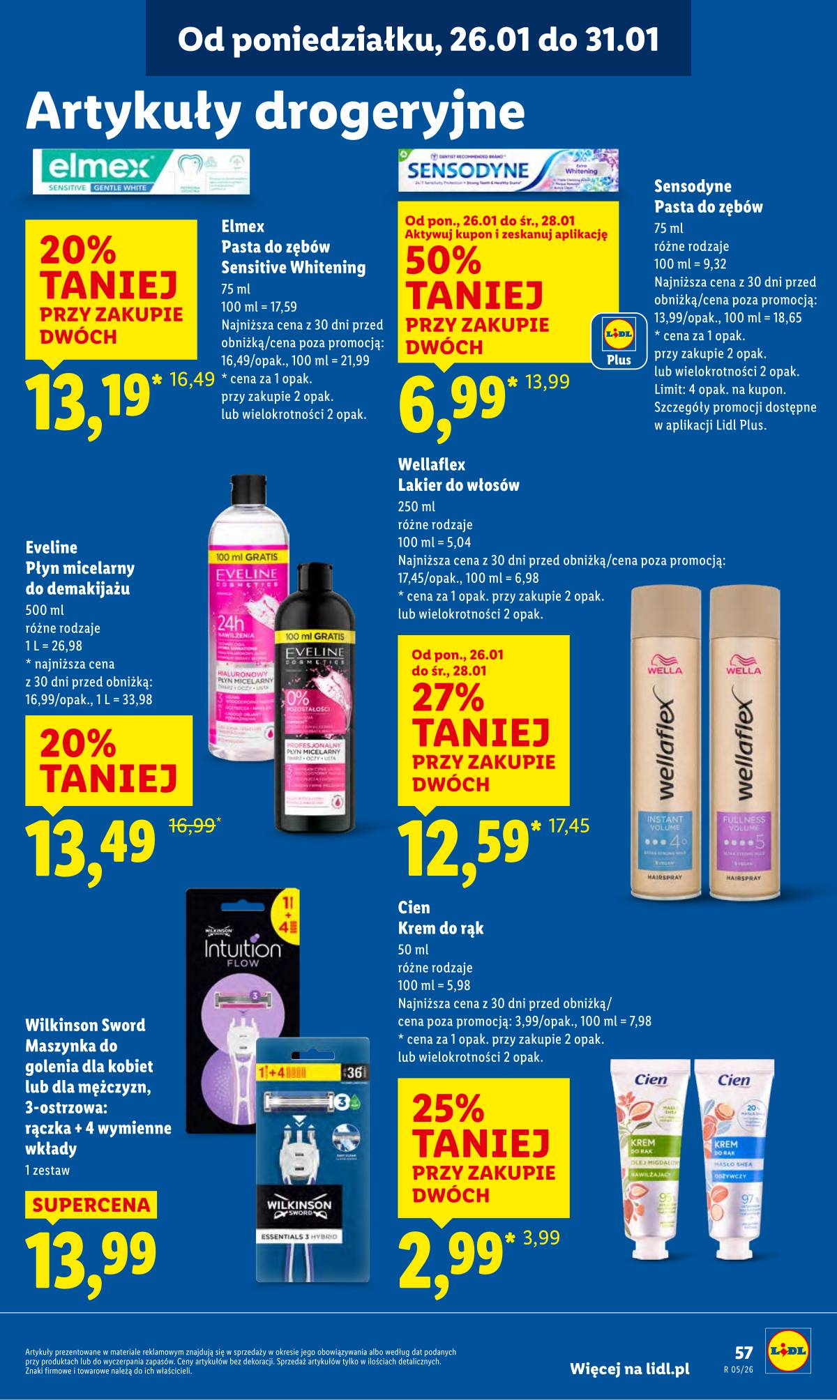 Lidl Lenkija - OFERTA WAŻNA OD 26.01 DO 28.01 57 puslapis