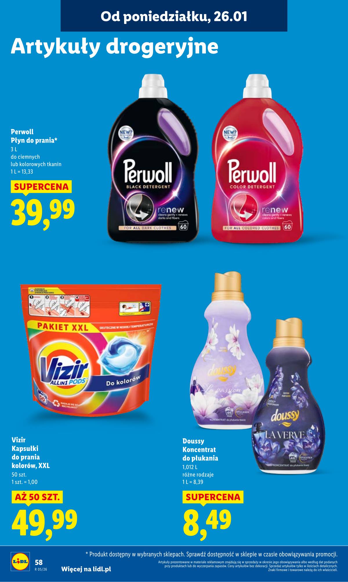 Lidl Lenkija - OFERTA WAŻNA OD 26.01 DO 28.01 58 puslapis