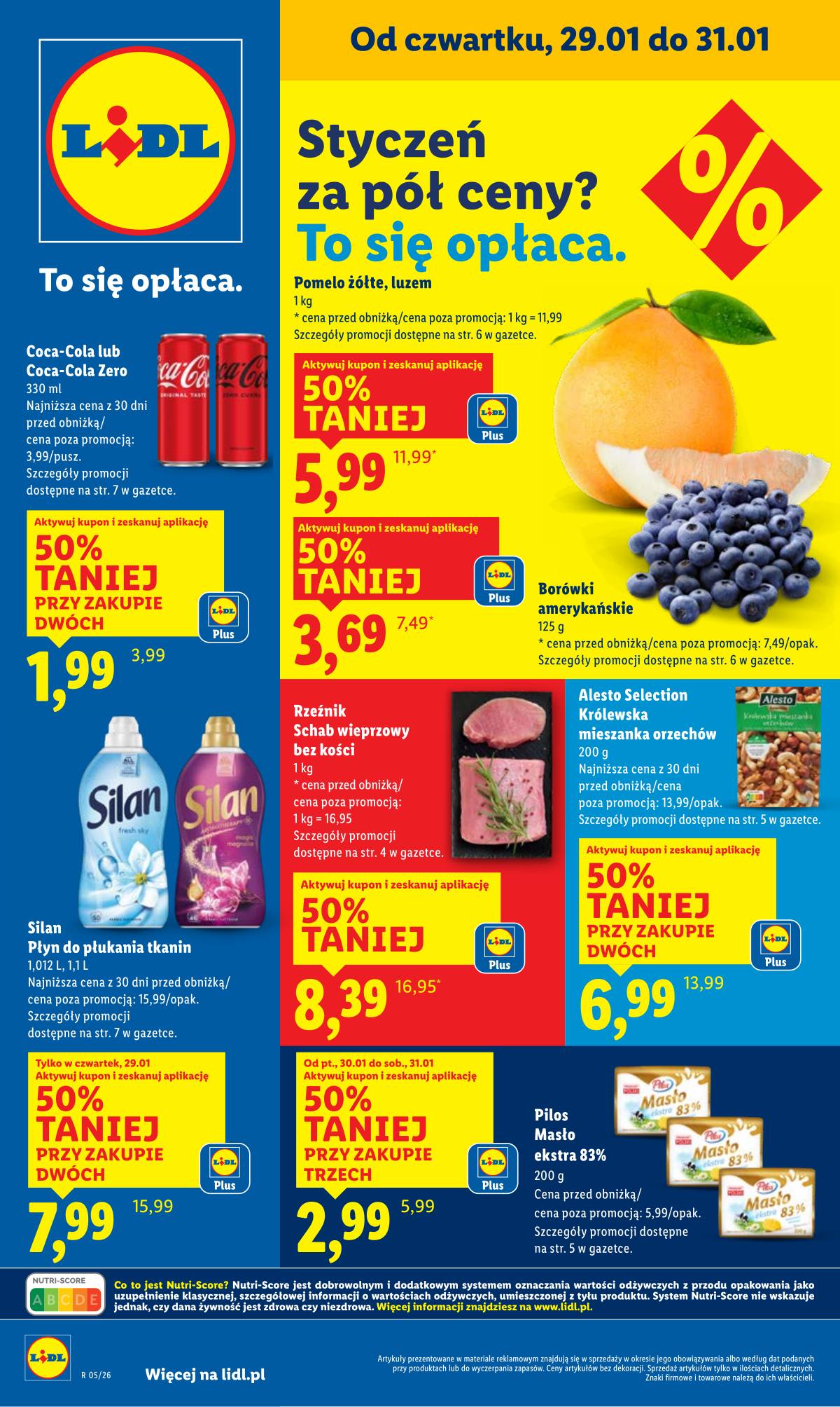 Lidl Lenkija - OFERTA WAŻNA OD 29.01 DO 31.01 1 puslapis