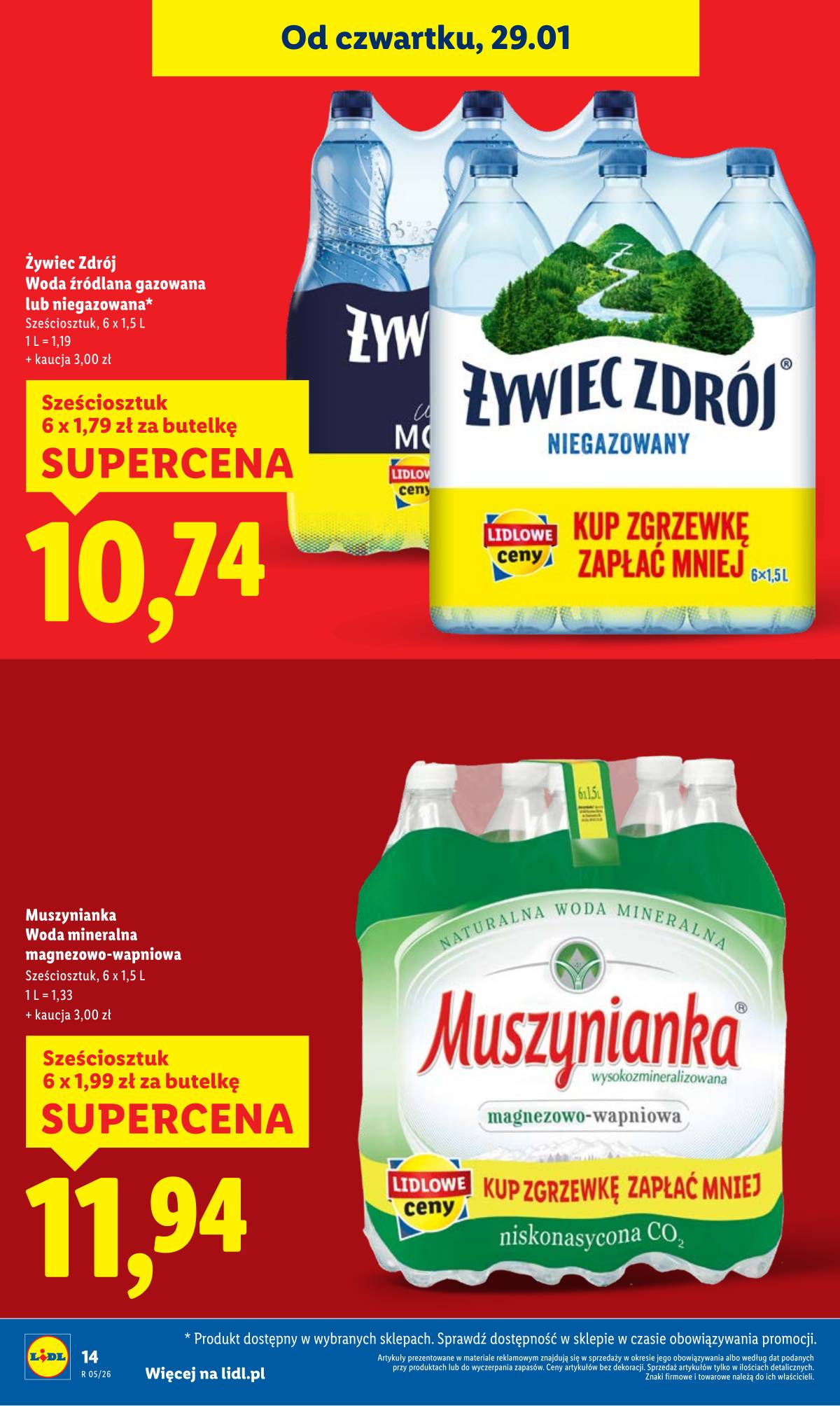 Lidl Lenkija - OFERTA WAŻNA OD 29.01 DO 31.01 14 puslapis