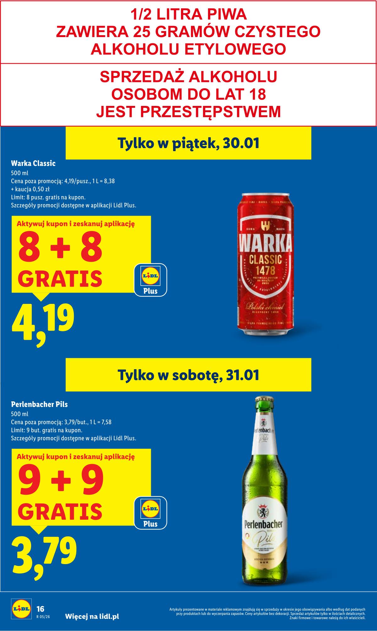 Lidl Lenkija - OFERTA WAŻNA OD 29.01 DO 31.01 16 puslapis