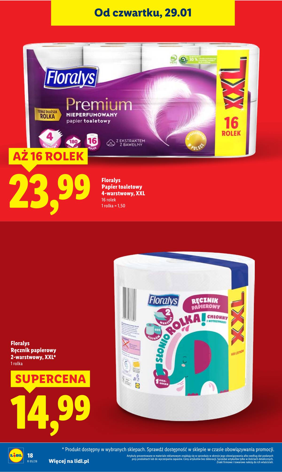 Lidl Lenkija - OFERTA WAŻNA OD 29.01 DO 31.01 18 puslapis