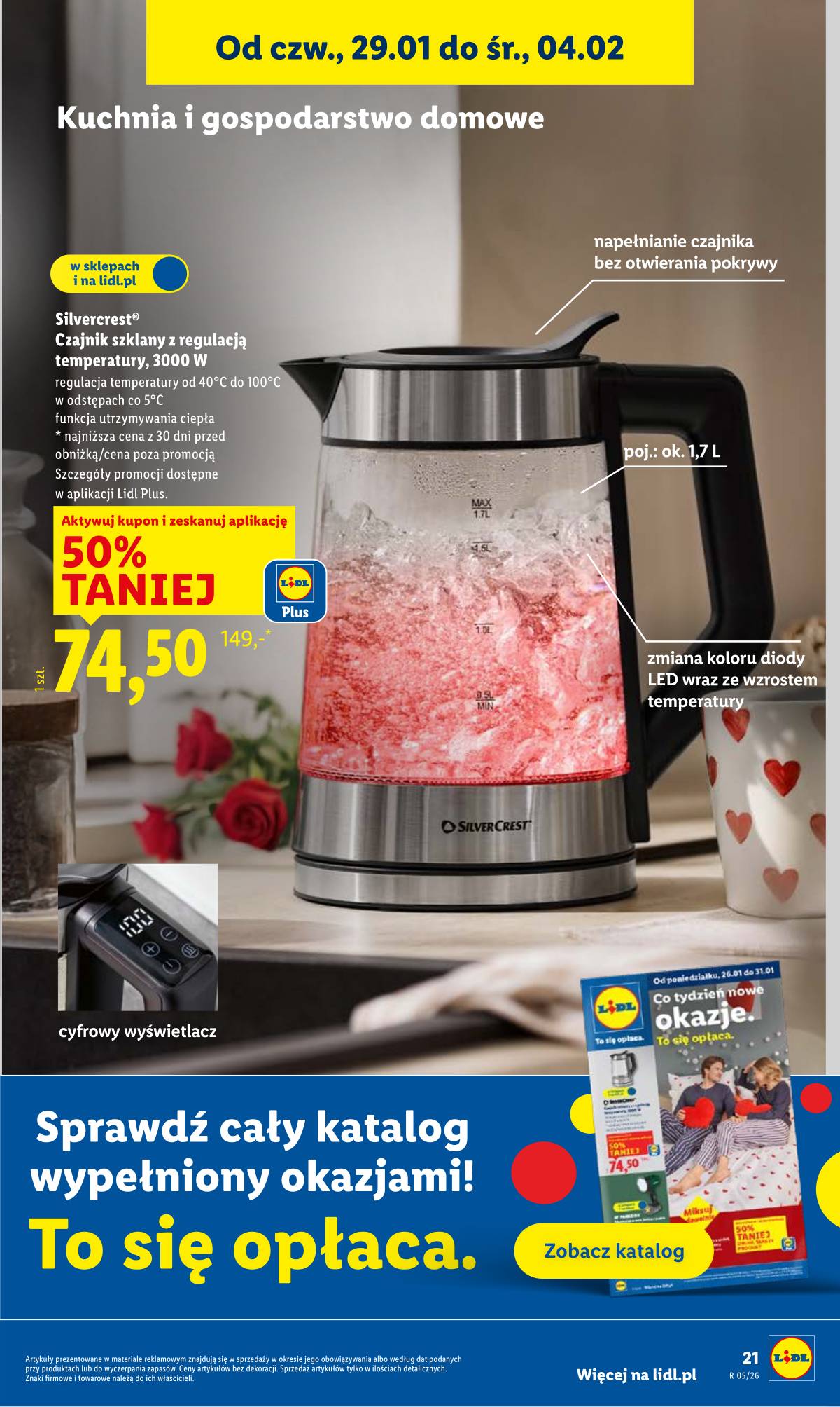 Lidl Lenkija - OFERTA WAŻNA OD 29.01 DO 31.01 21 puslapis