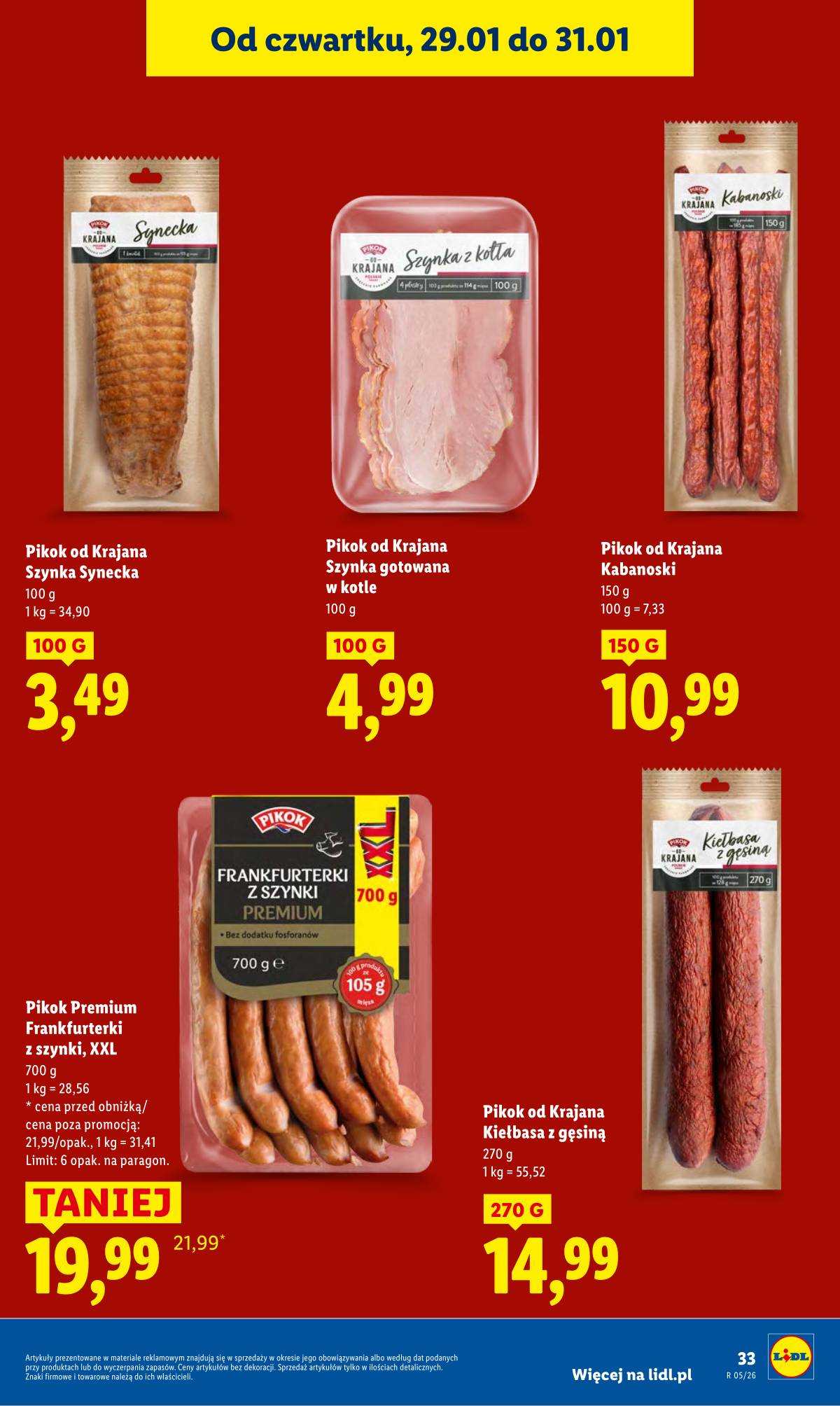 Lidl Lenkija - OFERTA WAŻNA OD 29.01 DO 31.01 33 puslapis
