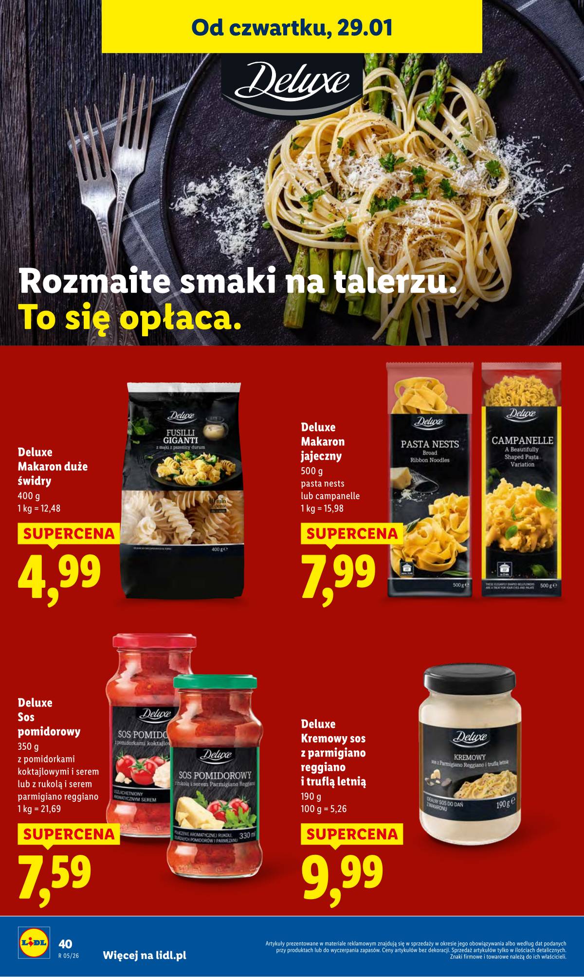 Lidl Lenkija - OFERTA WAŻNA OD 29.01 DO 31.01 40 puslapis