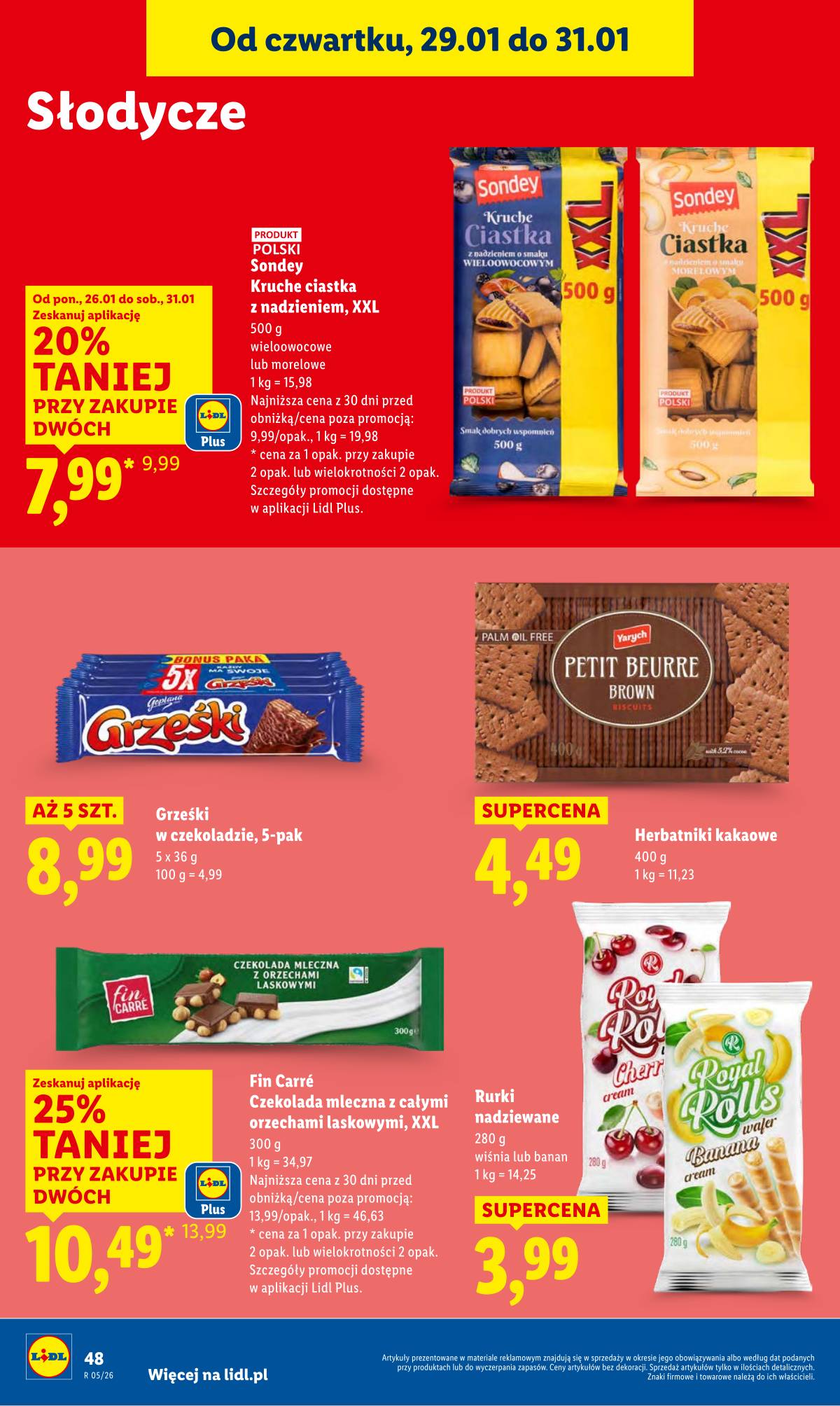 Lidl Lenkija - OFERTA WAŻNA OD 29.01 DO 31.01 48 puslapis