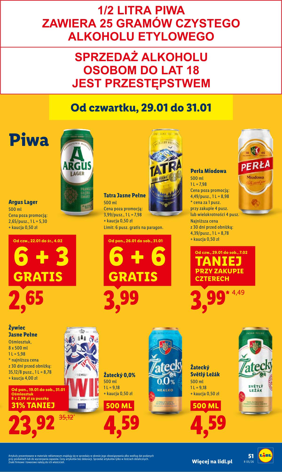 Lidl Lenkija - OFERTA WAŻNA OD 29.01 DO 31.01 51 puslapis
