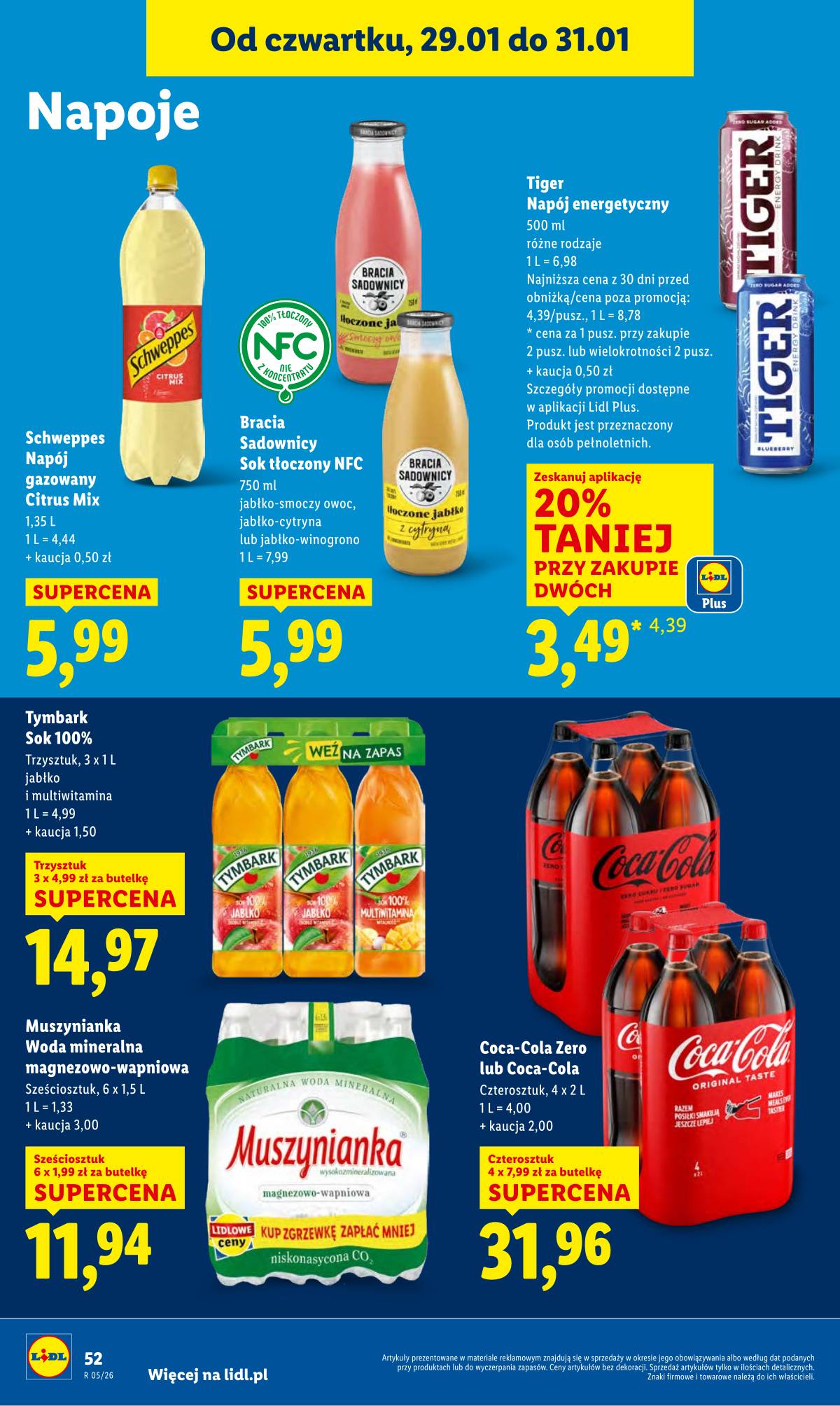 Lidl Lenkija - OFERTA WAŻNA OD 29.01 DO 31.01 52 puslapis