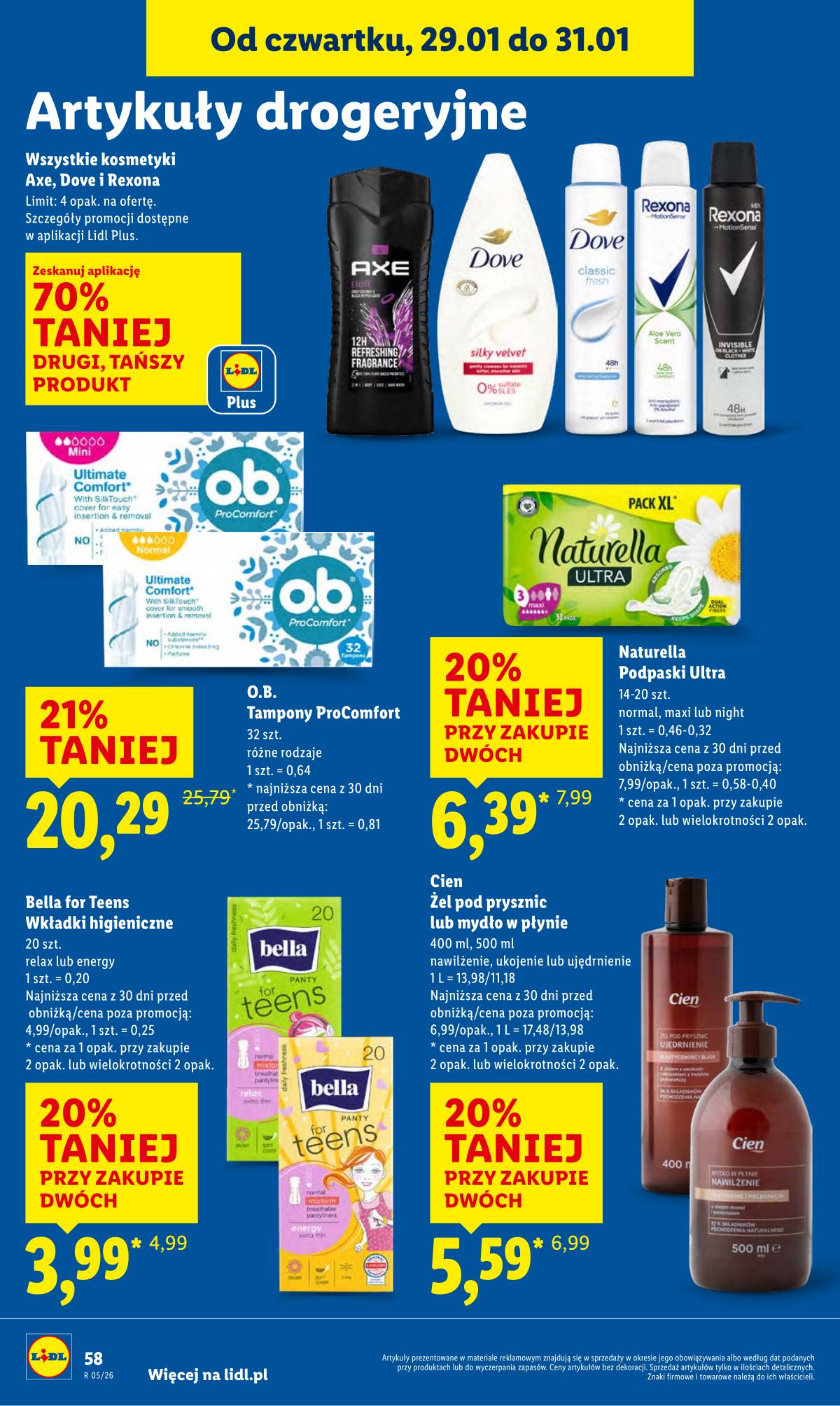 Lidl Lenkija - OFERTA WAŻNA OD 29.01 DO 31.01 58 puslapis