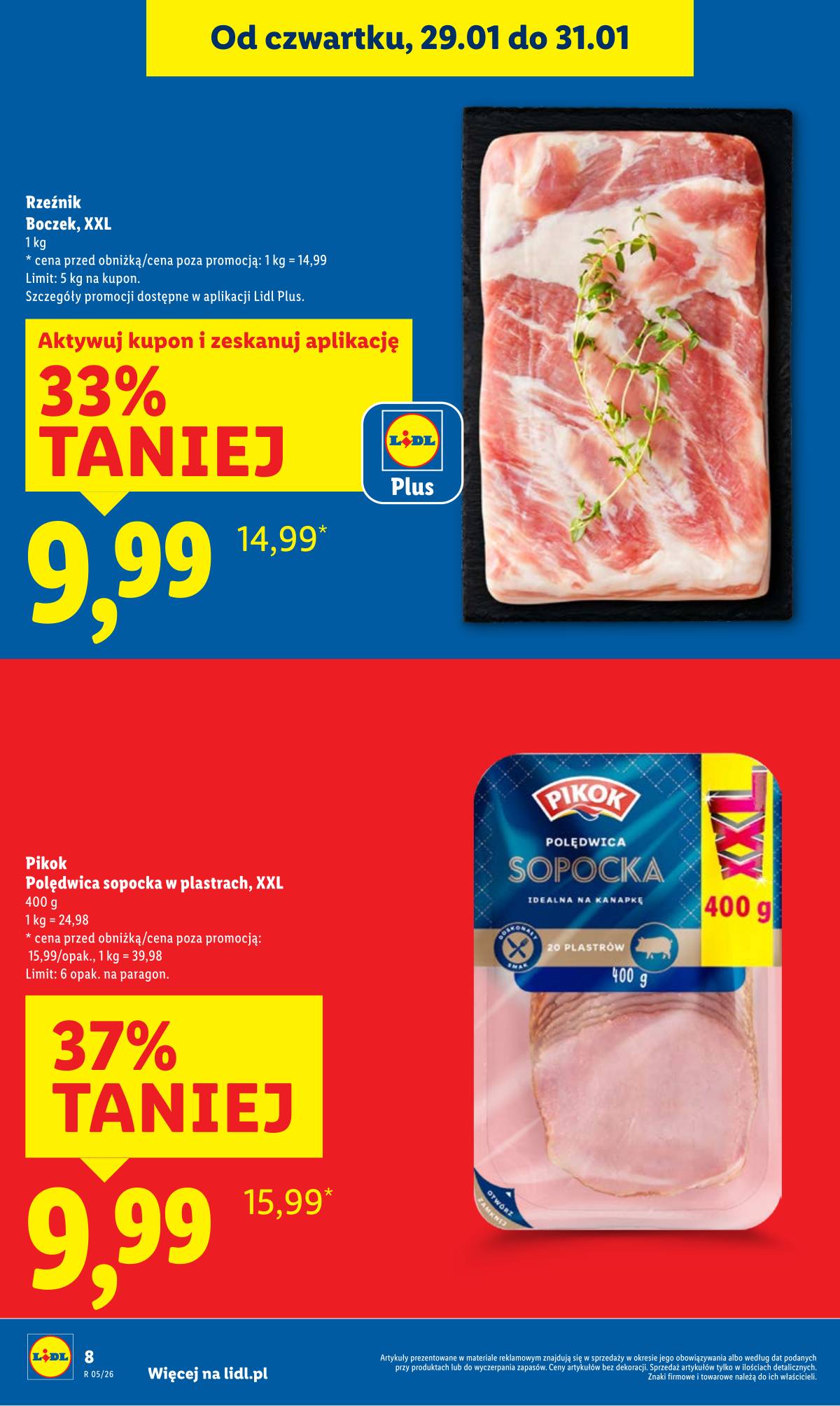 Lidl Lenkija - OFERTA WAŻNA OD 29.01 DO 31.01 8 puslapis