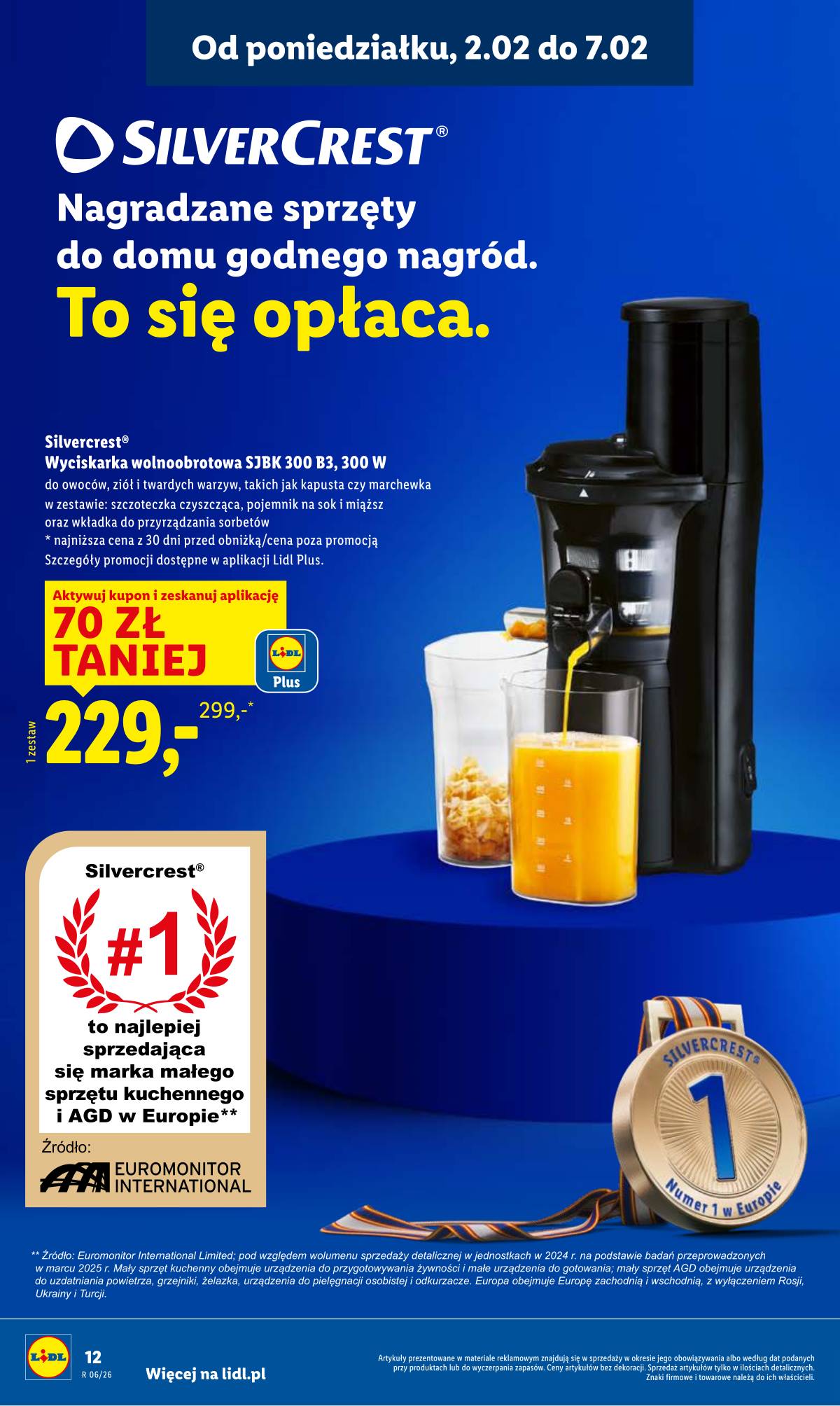Lidl Lenkija - OFERTA WAŻNA OD 02.02 DO 04.02 12 puslapis