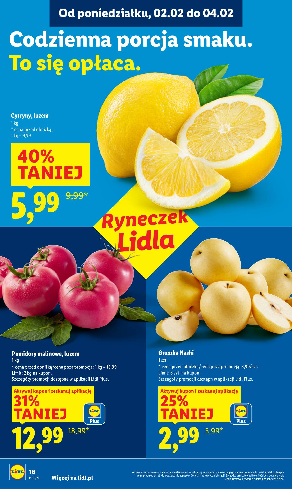 Lidl Lenkija - OFERTA WAŻNA OD 02.02 DO 04.02 16 puslapis