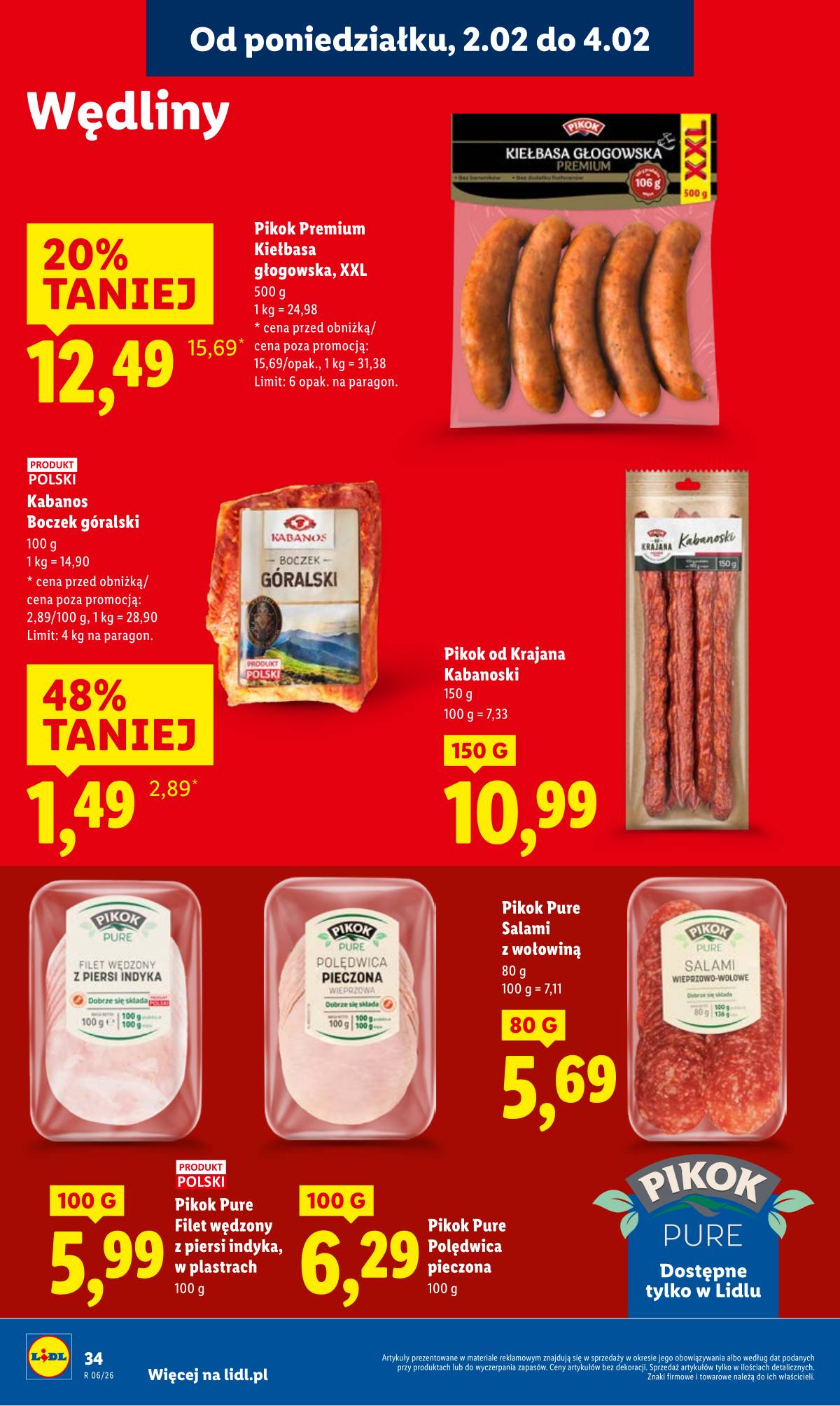Lidl Lenkija - OFERTA WAŻNA OD 02.02 DO 04.02 34 puslapis