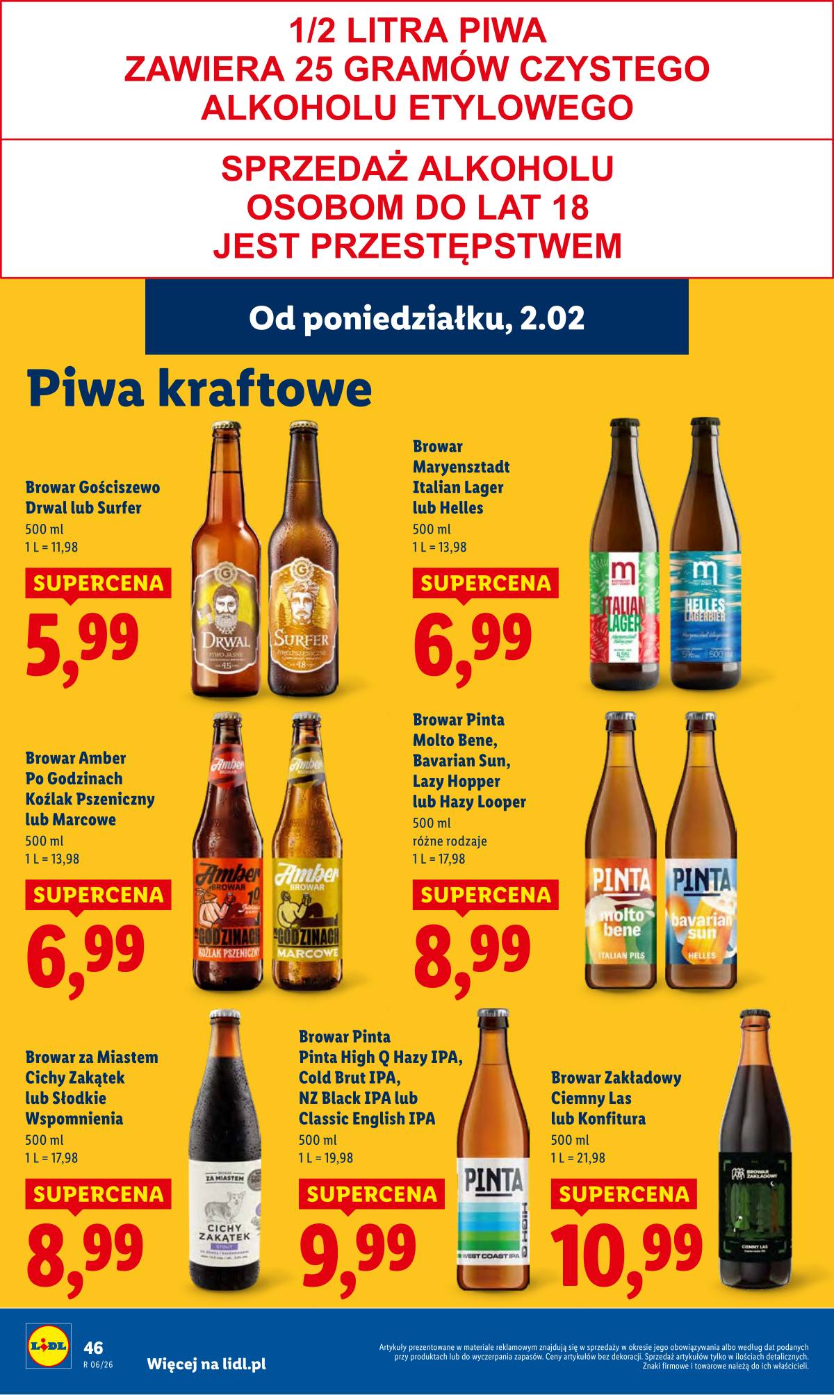 Lidl Lenkija - OFERTA WAŻNA OD 02.02 DO 04.02 46 puslapis
