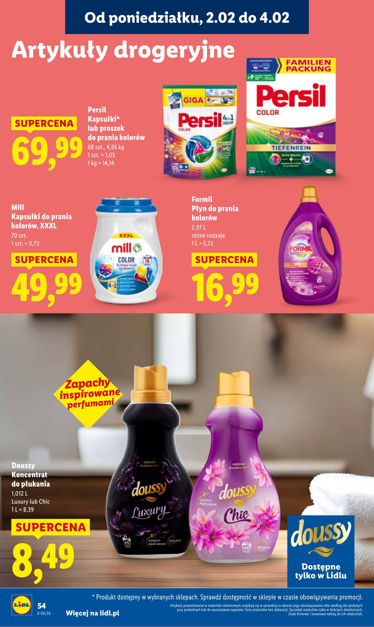 Lidl Lenkija - OFERTA WAŻNA OD 02.02 DO 04.02 54 puslapis