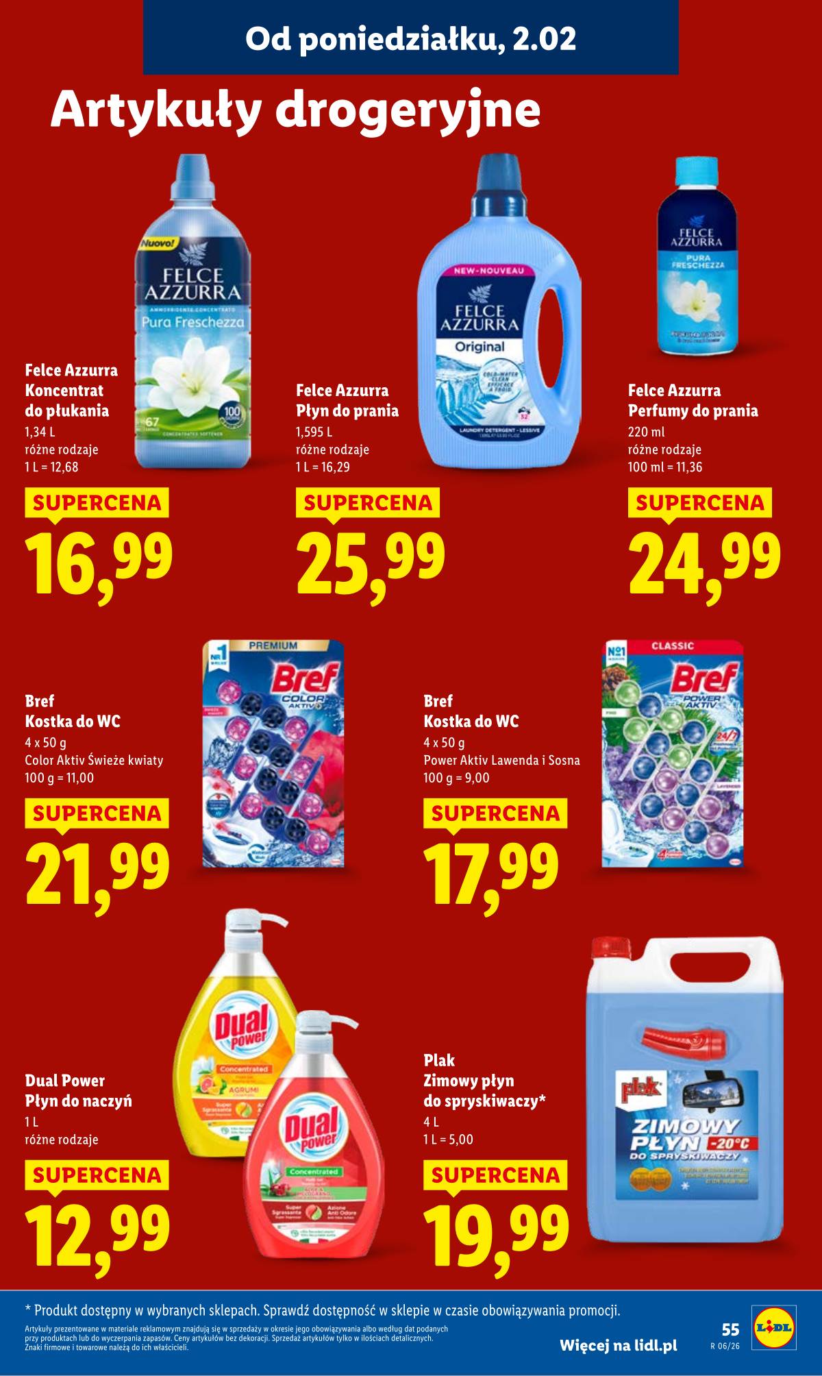 Lidl Lenkija - OFERTA WAŻNA OD 02.02 DO 04.02 55 puslapis