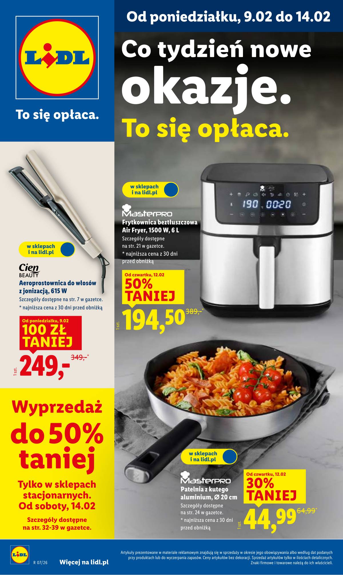 Lidl Lenkija - OFERTA WAŻNA OD 9.02 1 puslapis