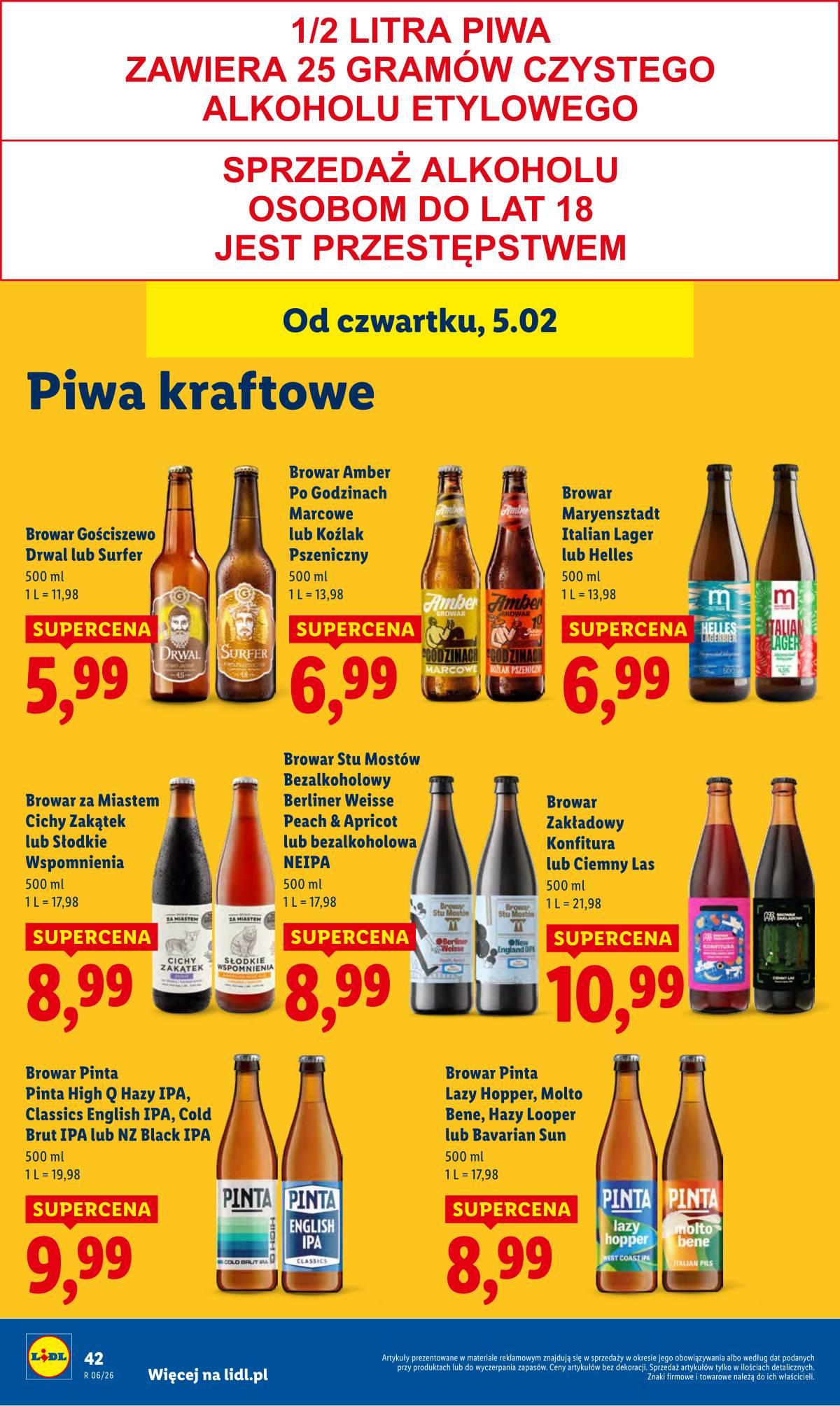 Lidl Lenkija - OFERTA WAŻNA OD 5.02 DO 7.02 44 puslapis