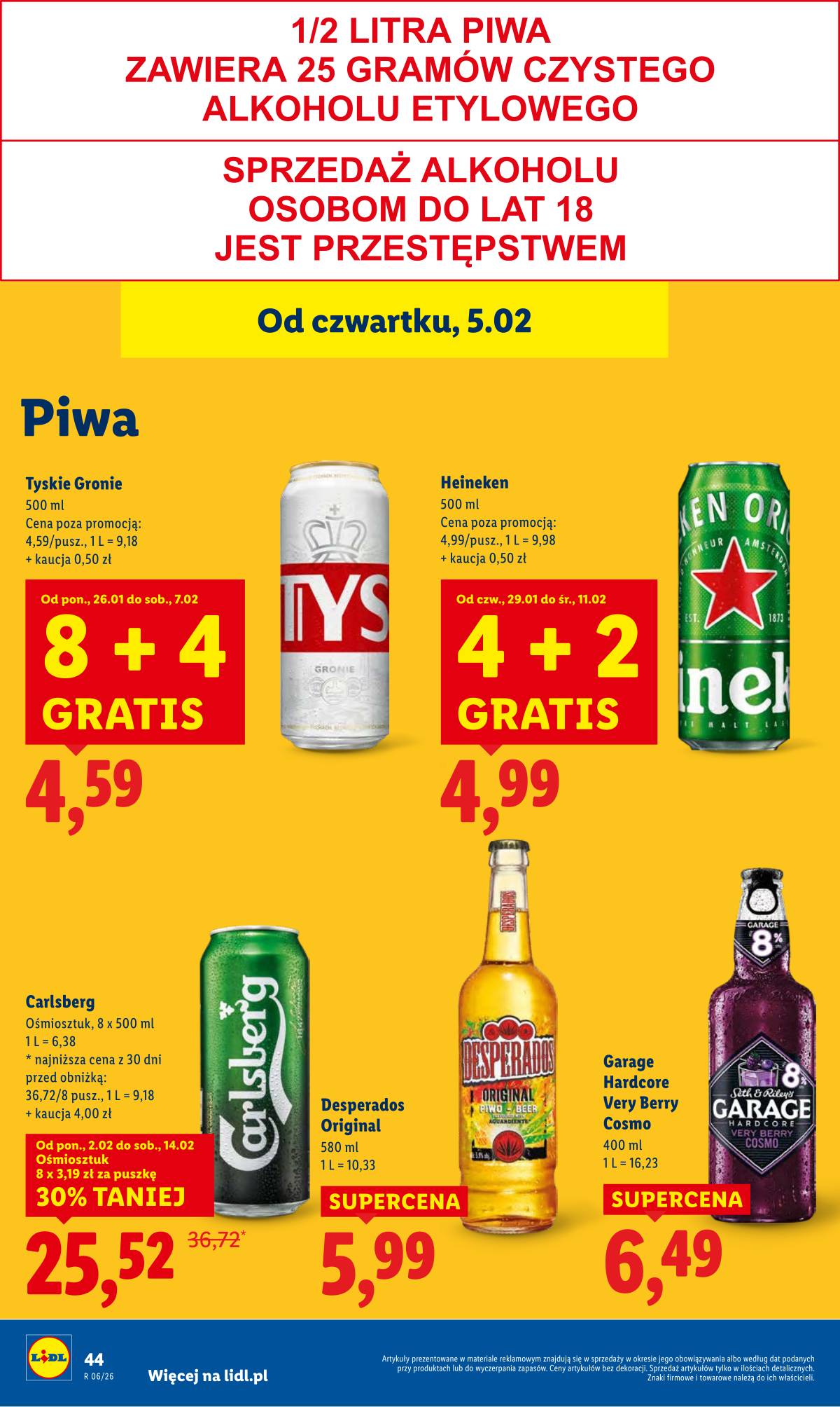 Lidl Lenkija - OFERTA WAŻNA OD 5.02 DO 7.02 46 puslapis