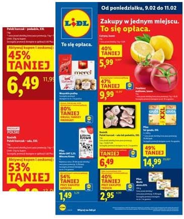 Lidl Lenkija - OFERTA WAŻNA OD 09.02 DO 11.02 2026-02-09 – 2026-02-11