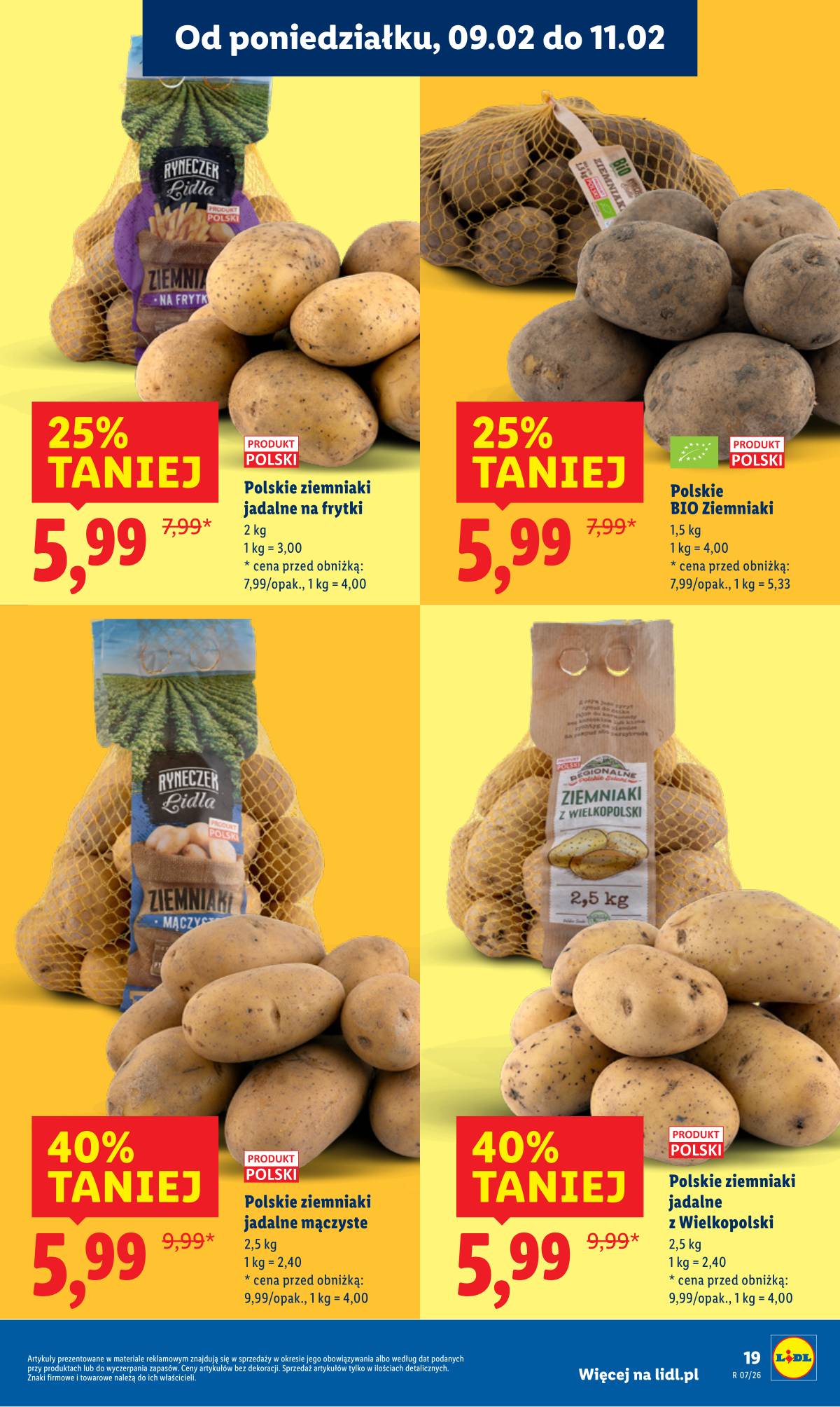 Lidl Lenkija - OFERTA WAŻNA OD 09.02 DO 11.02 19 puslapis