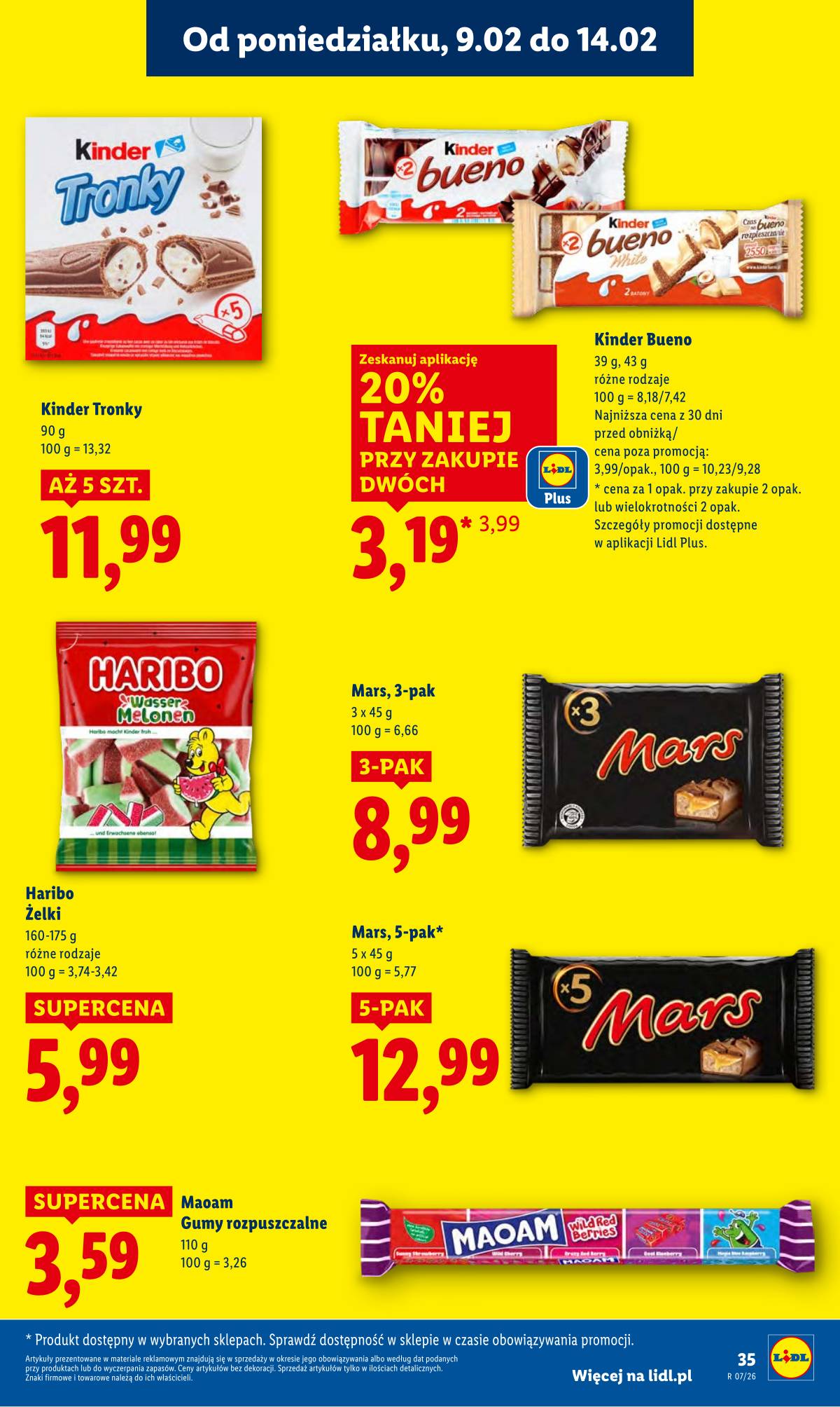 Lidl Lenkija - OFERTA WAŻNA OD 09.02 DO 11.02 35 puslapis