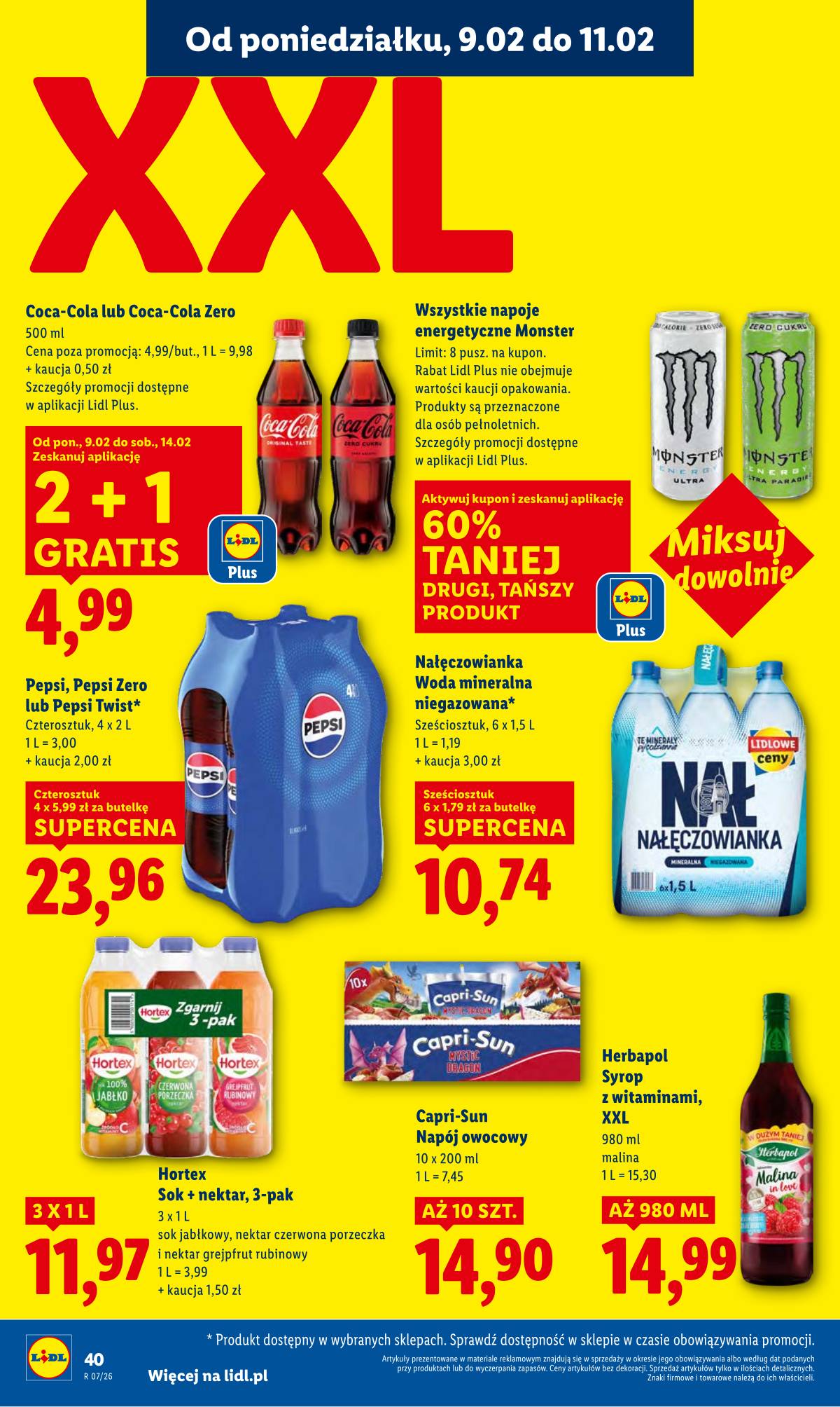 Lidl Lenkija - OFERTA WAŻNA OD 09.02 DO 11.02 40 puslapis