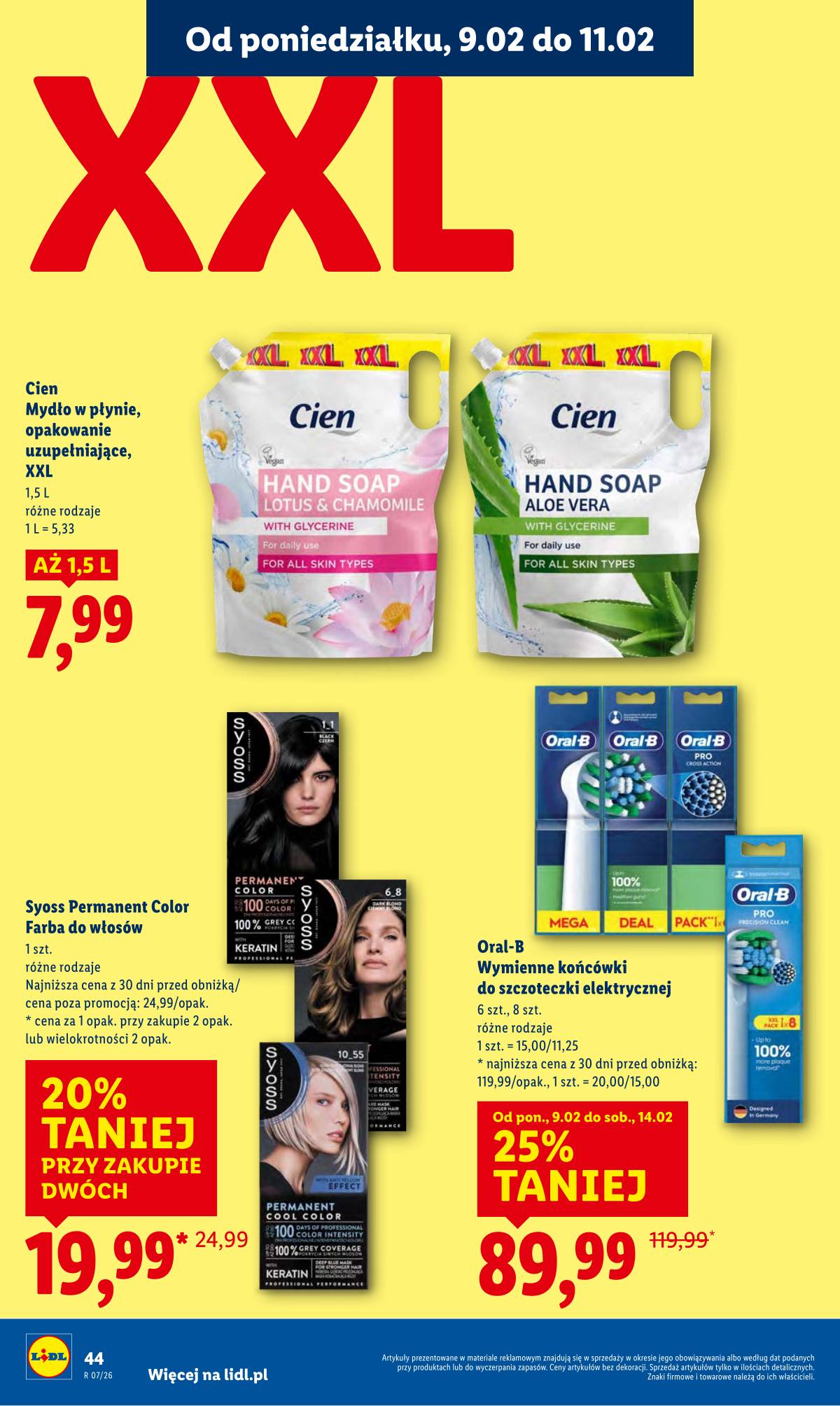 Lidl Lenkija - OFERTA WAŻNA OD 09.02 DO 11.02 44 puslapis