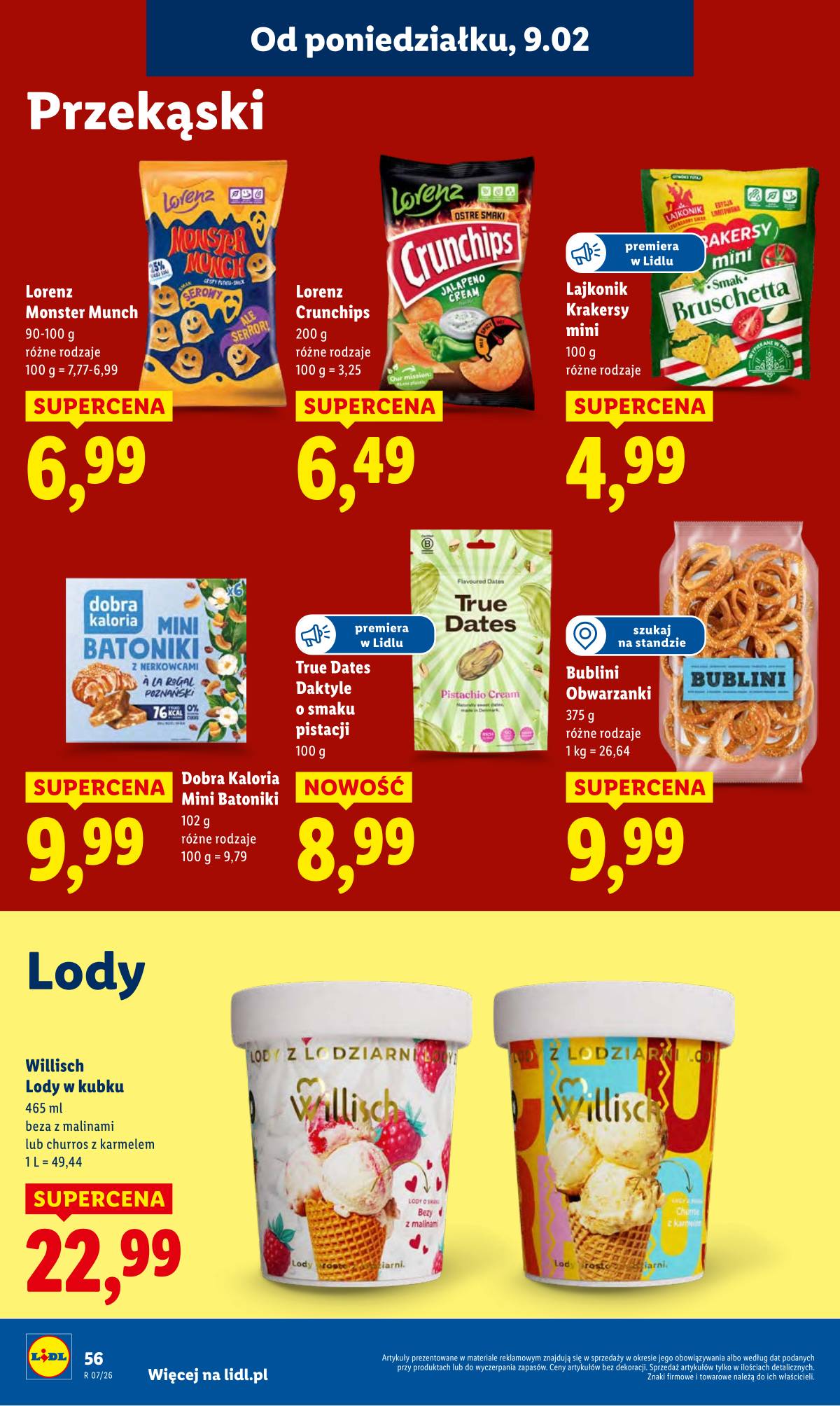 Lidl Lenkija - OFERTA WAŻNA OD 09.02 DO 11.02 56 puslapis