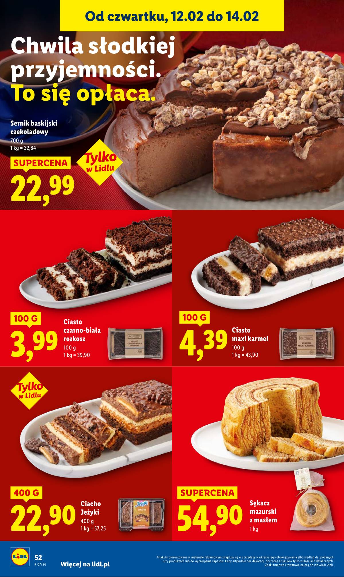 Lidl Lenkija - OFERTA WAŻNA OD 12.02 DO 14.02 52 puslapis
