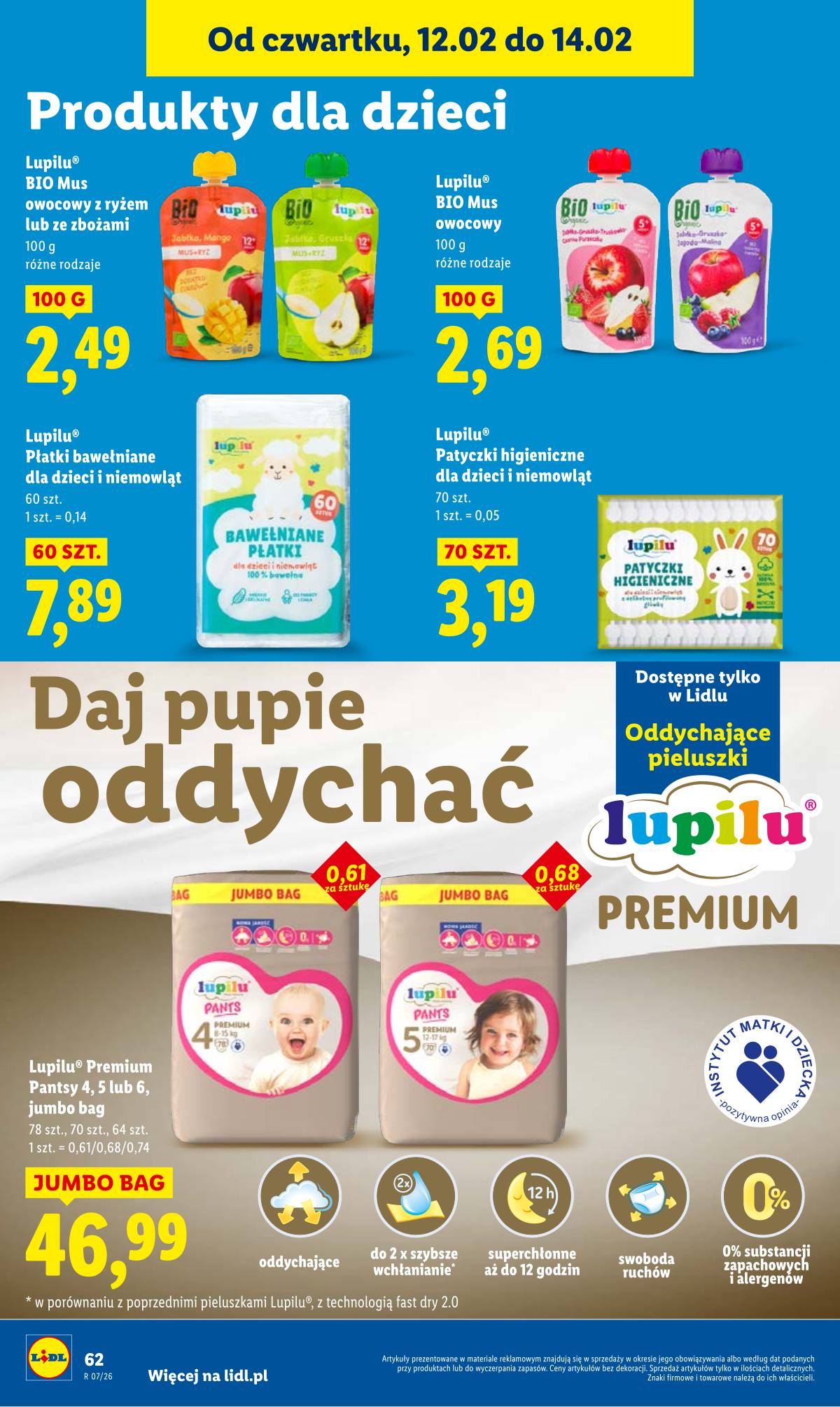 Lidl Lenkija - OFERTA WAŻNA OD 12.02 DO 14.02 62 puslapis