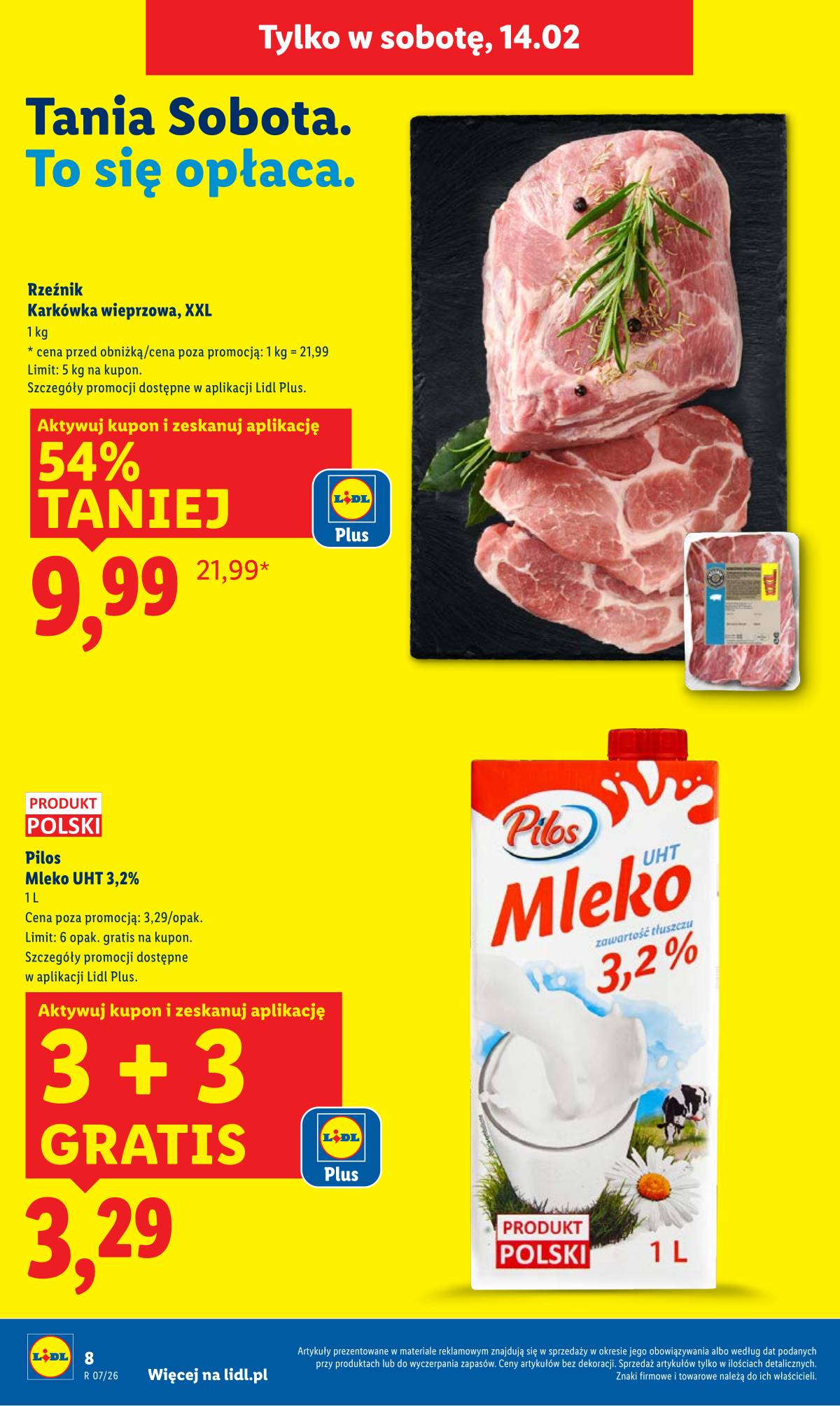 Lidl Lenkija - OFERTA WAŻNA OD 12.02 DO 14.02 8 puslapis