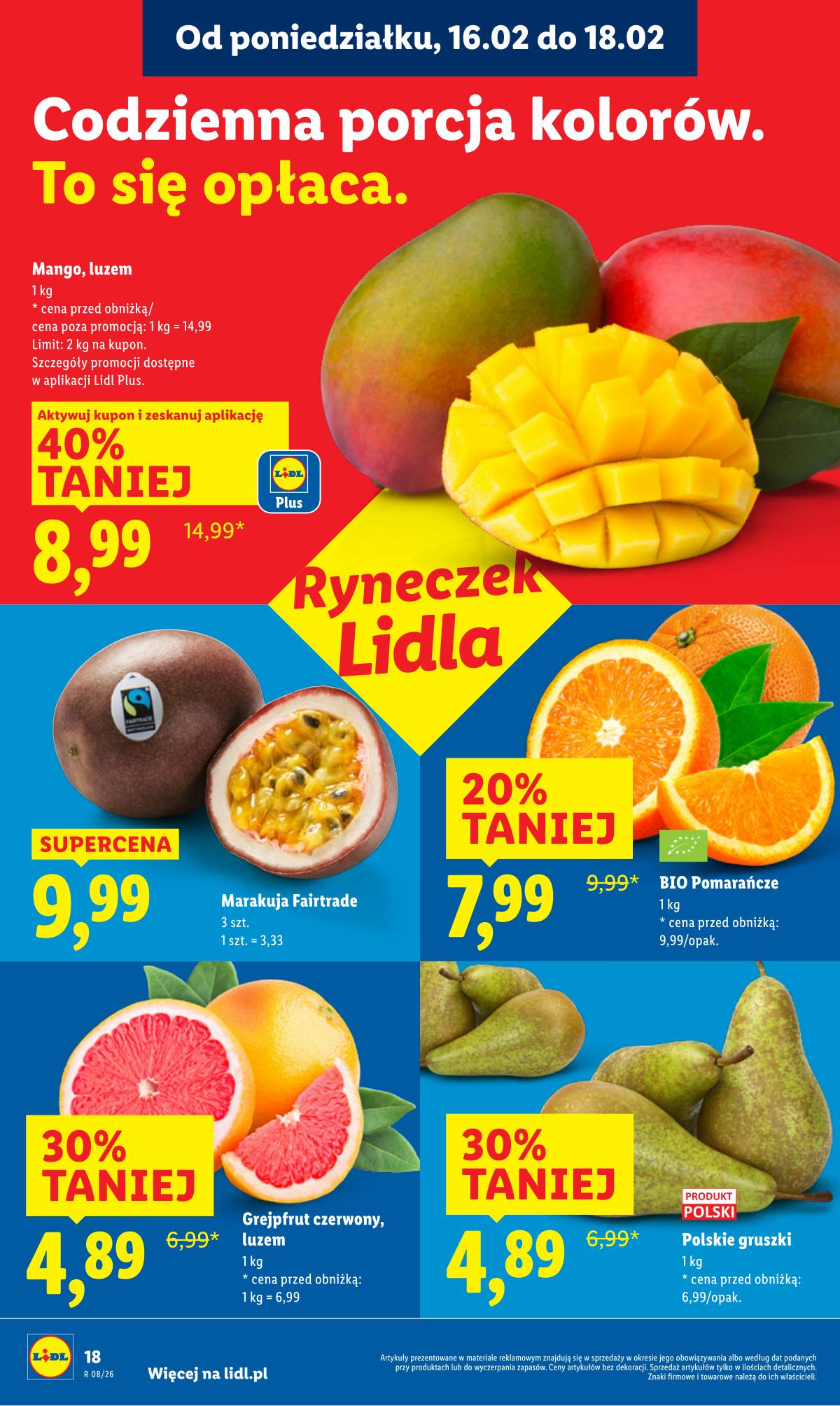Lidl Lenkija - OFERTA WAŻNA OD 16.02 DO 18.02 18 puslapis