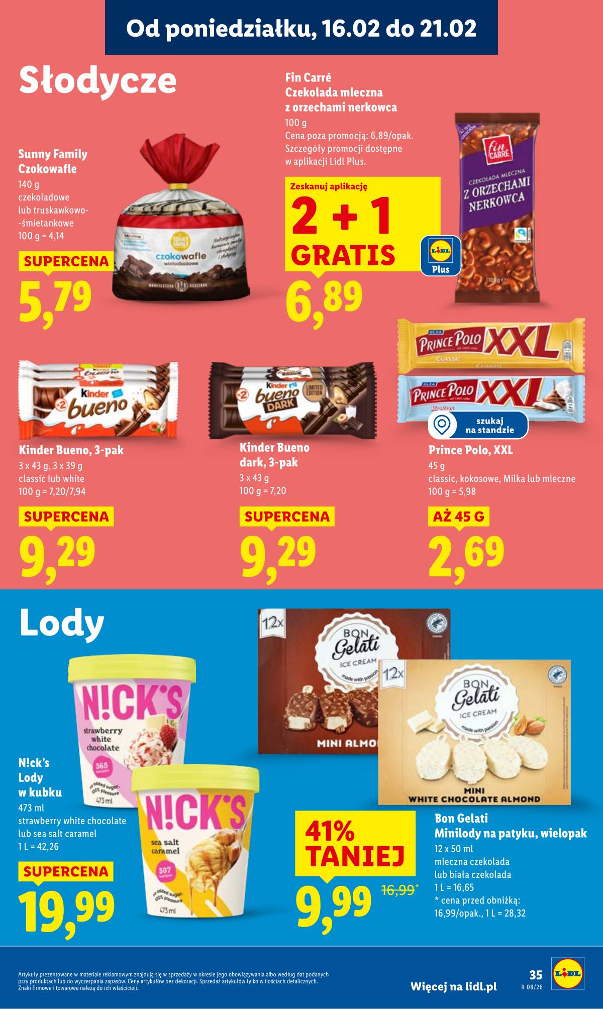 Lidl Lenkija - OFERTA WAŻNA OD 16.02 DO 18.02 35 puslapis