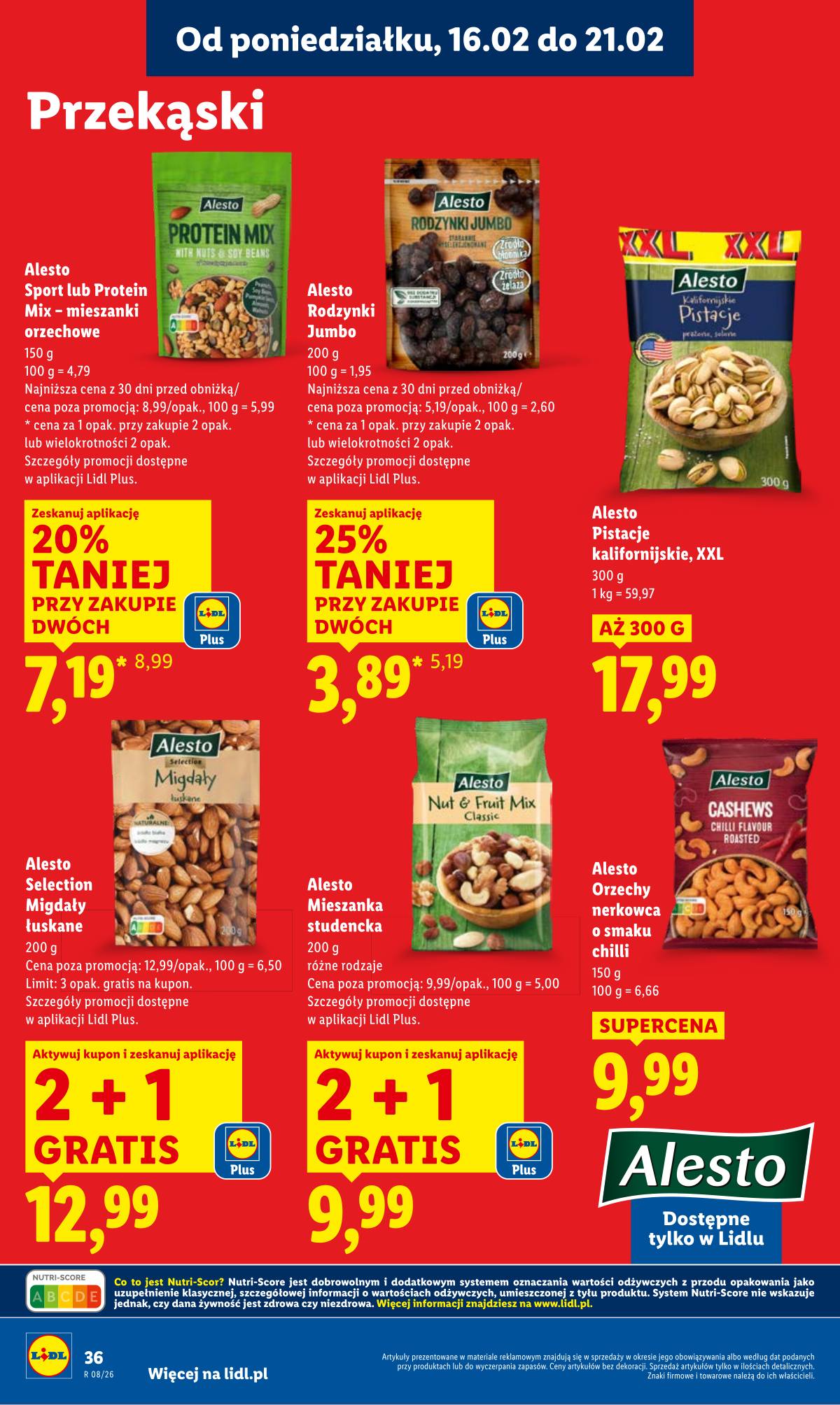 Lidl Lenkija - OFERTA WAŻNA OD 16.02 DO 18.02 36 puslapis