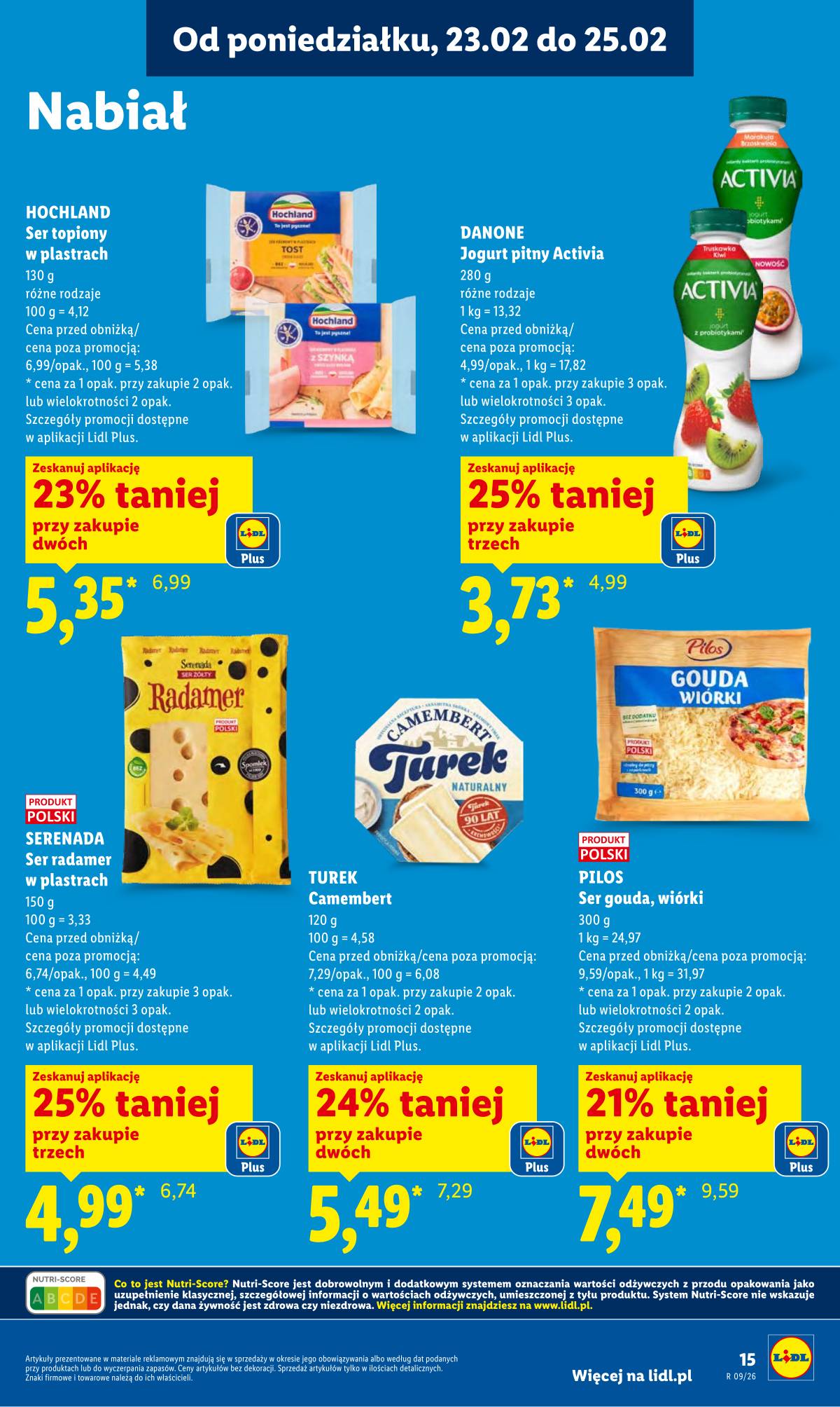 Lidl Lenkija - Oferta ważna od 23.02 do 25.02 15 puslapis