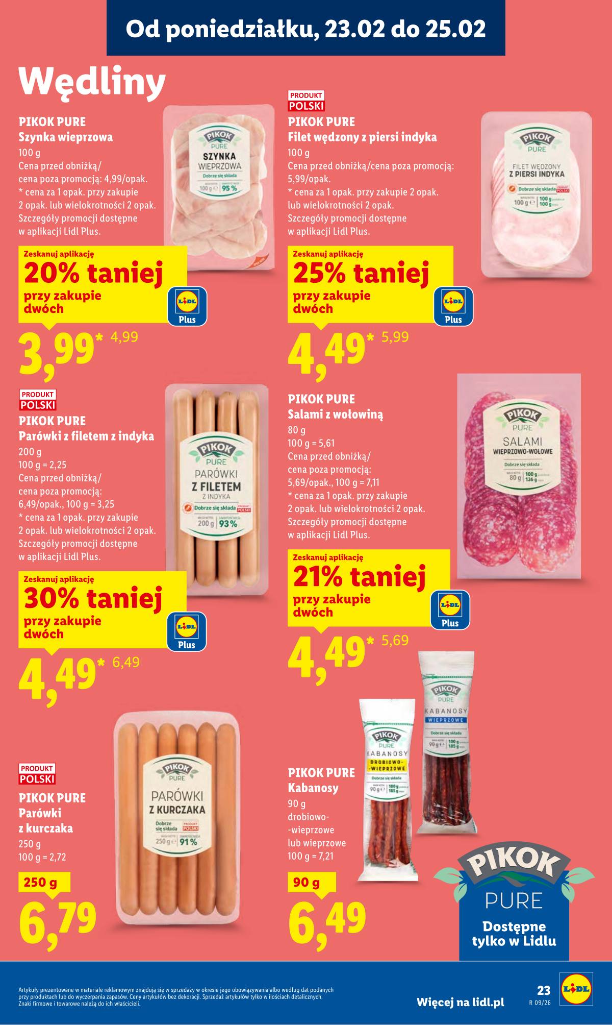 Lidl Lenkija - Oferta ważna od 23.02 do 25.02 23 puslapis