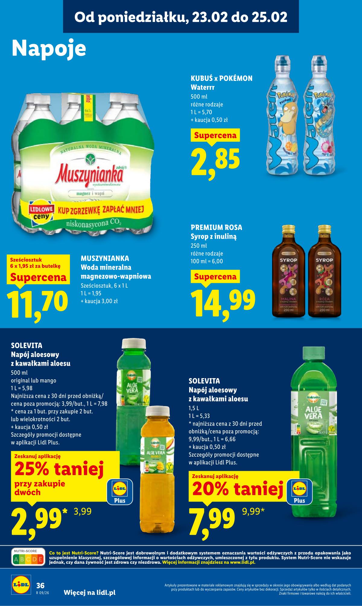 Lidl Lenkija - Oferta ważna od 23.02 do 25.02 36 puslapis