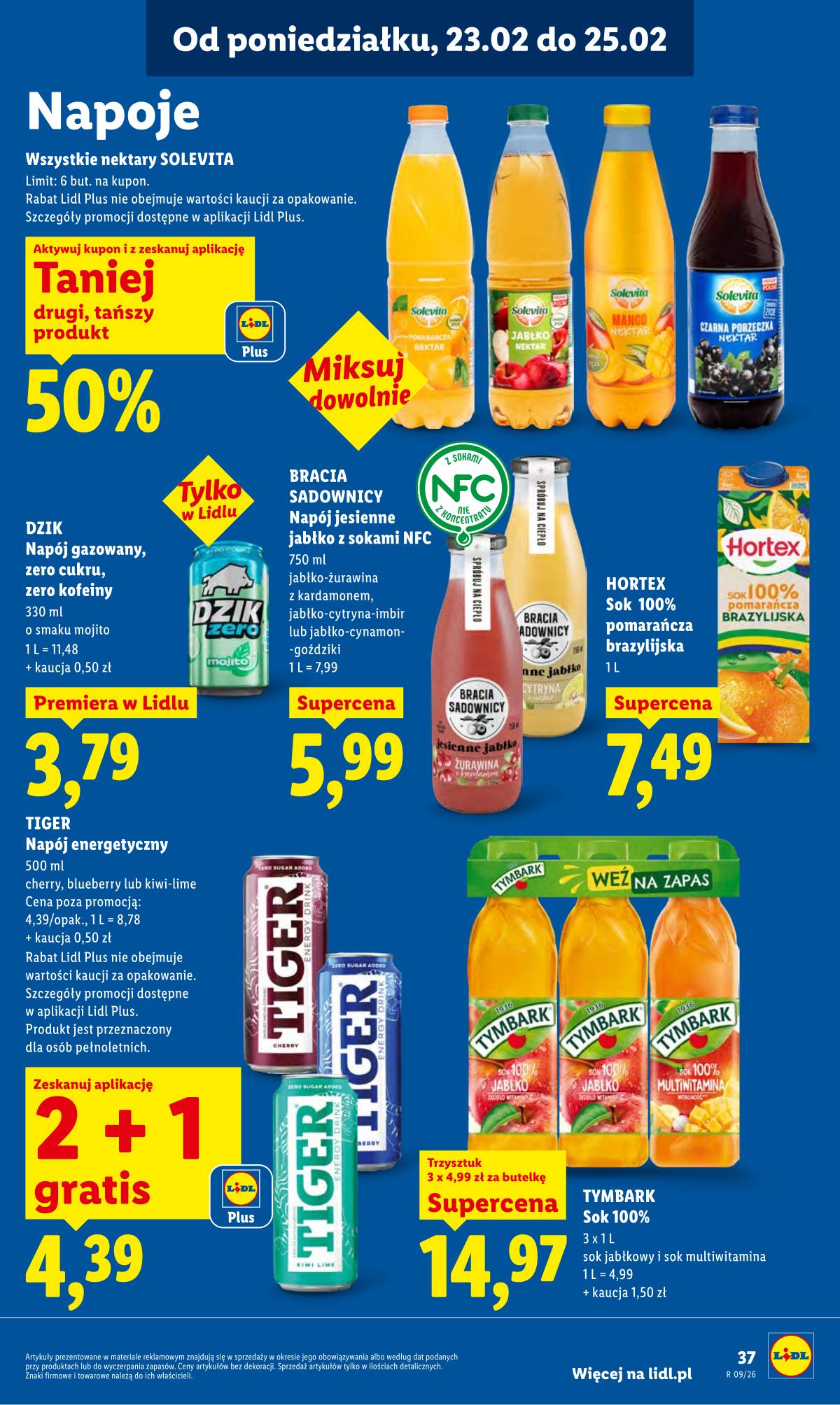 Lidl Lenkija - Oferta ważna od 23.02 do 25.02 37 puslapis