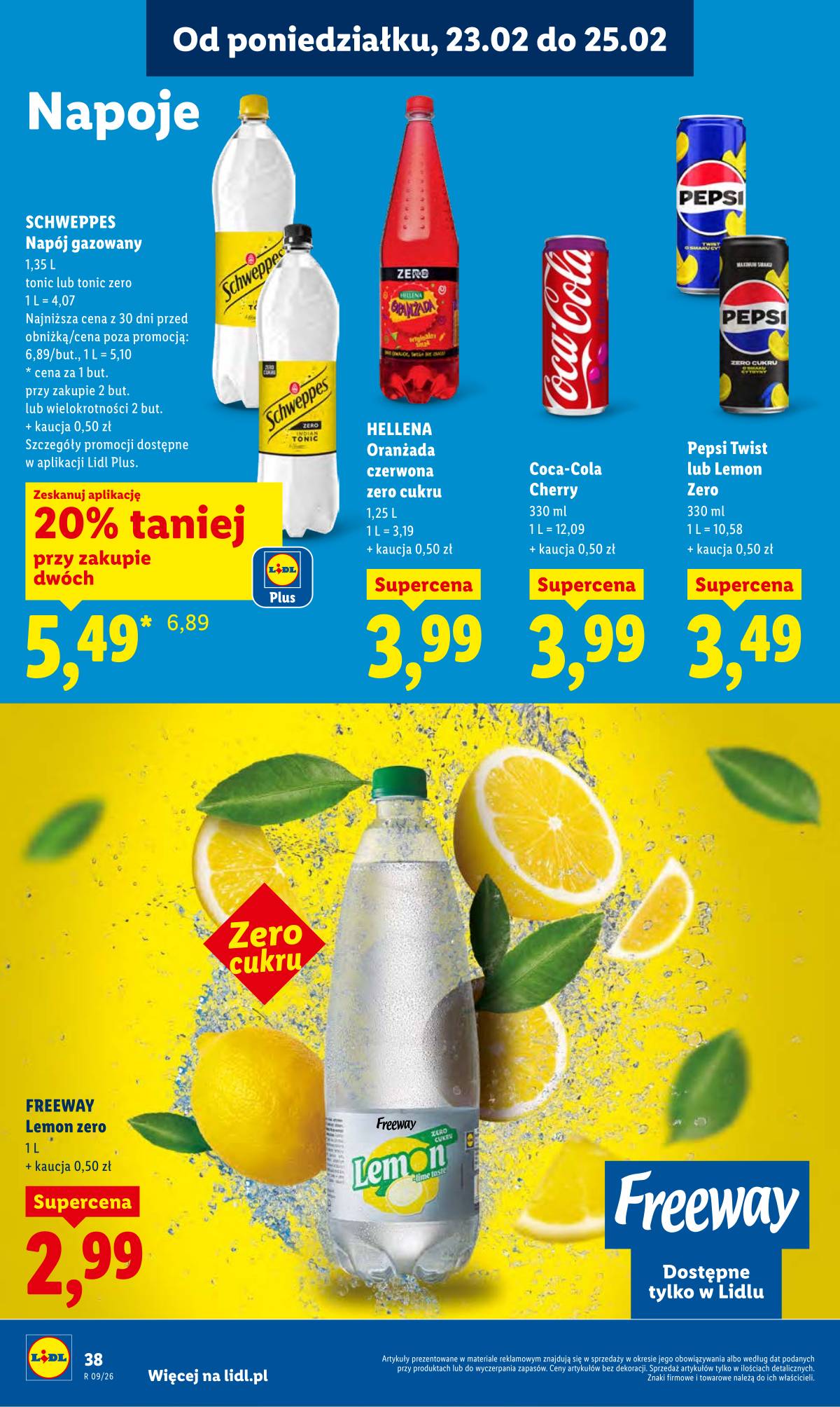Lidl Lenkija - Oferta ważna od 23.02 do 25.02 38 puslapis