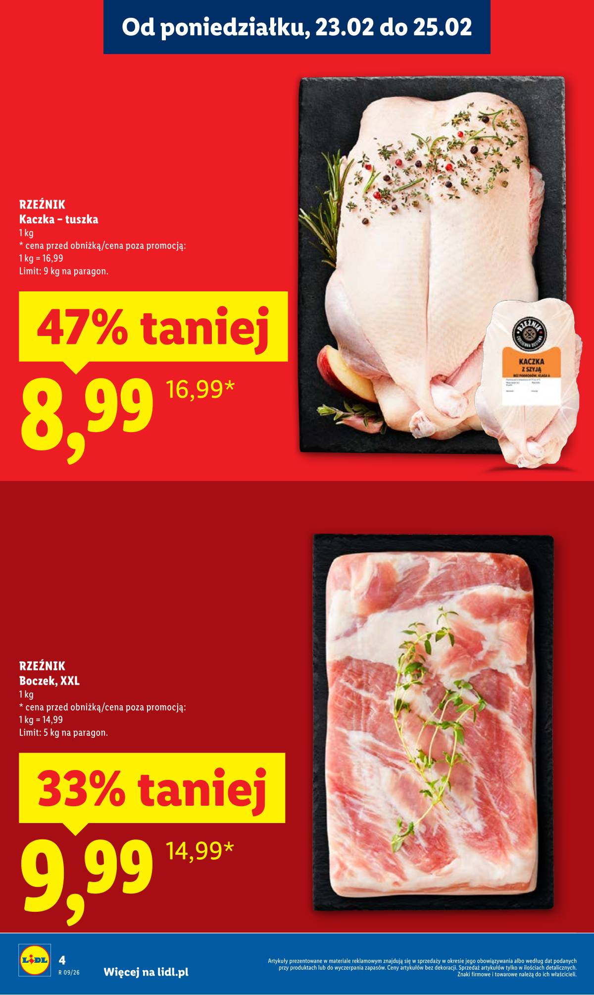 Lidl Lenkija - Oferta ważna od 23.02 do 25.02 4 puslapis
