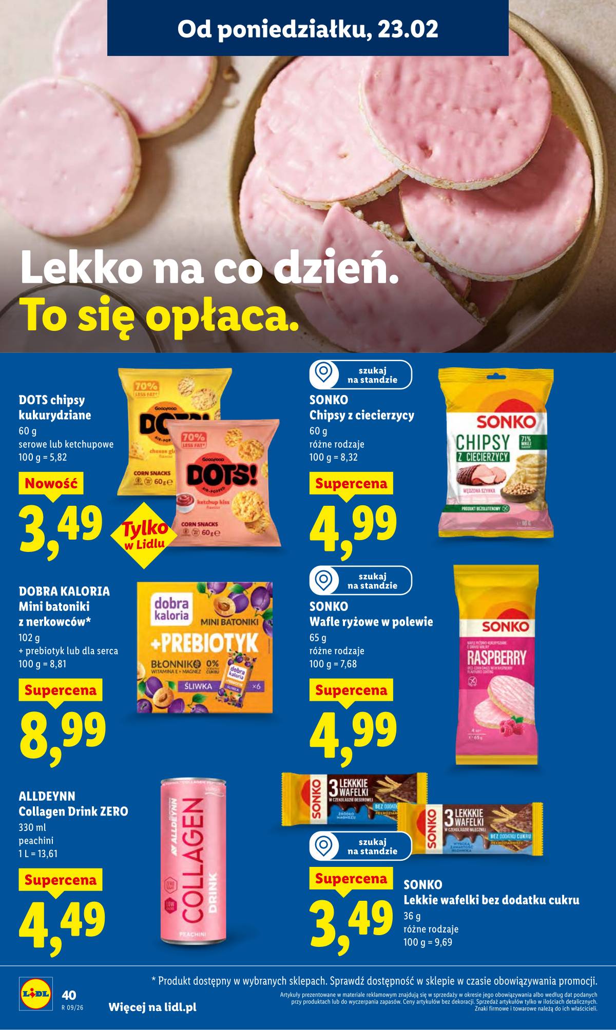Lidl Lenkija - Oferta ważna od 23.02 do 25.02 40 puslapis