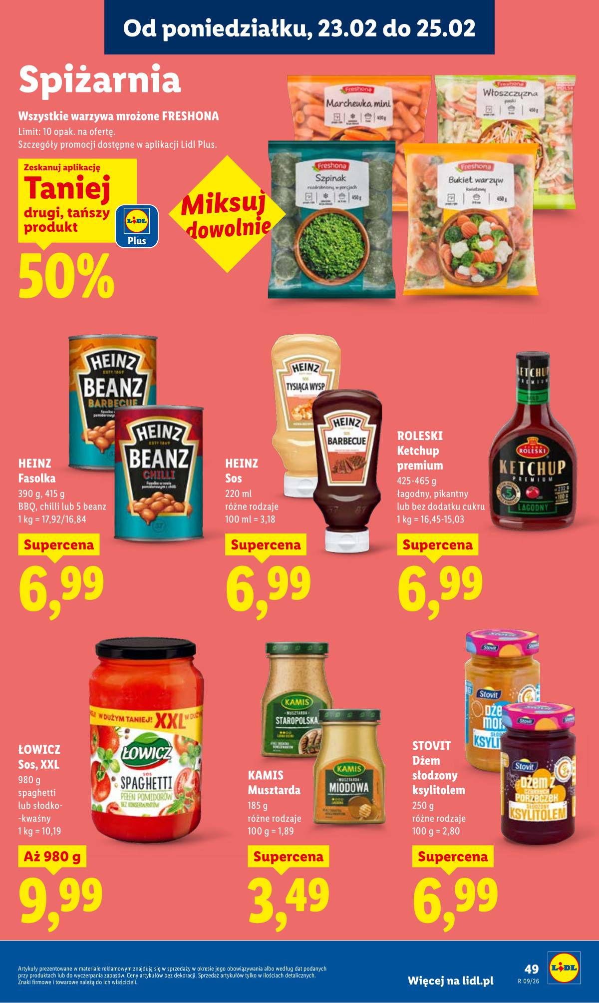 Lidl Lenkija - Oferta ważna od 23.02 do 25.02 49 puslapis