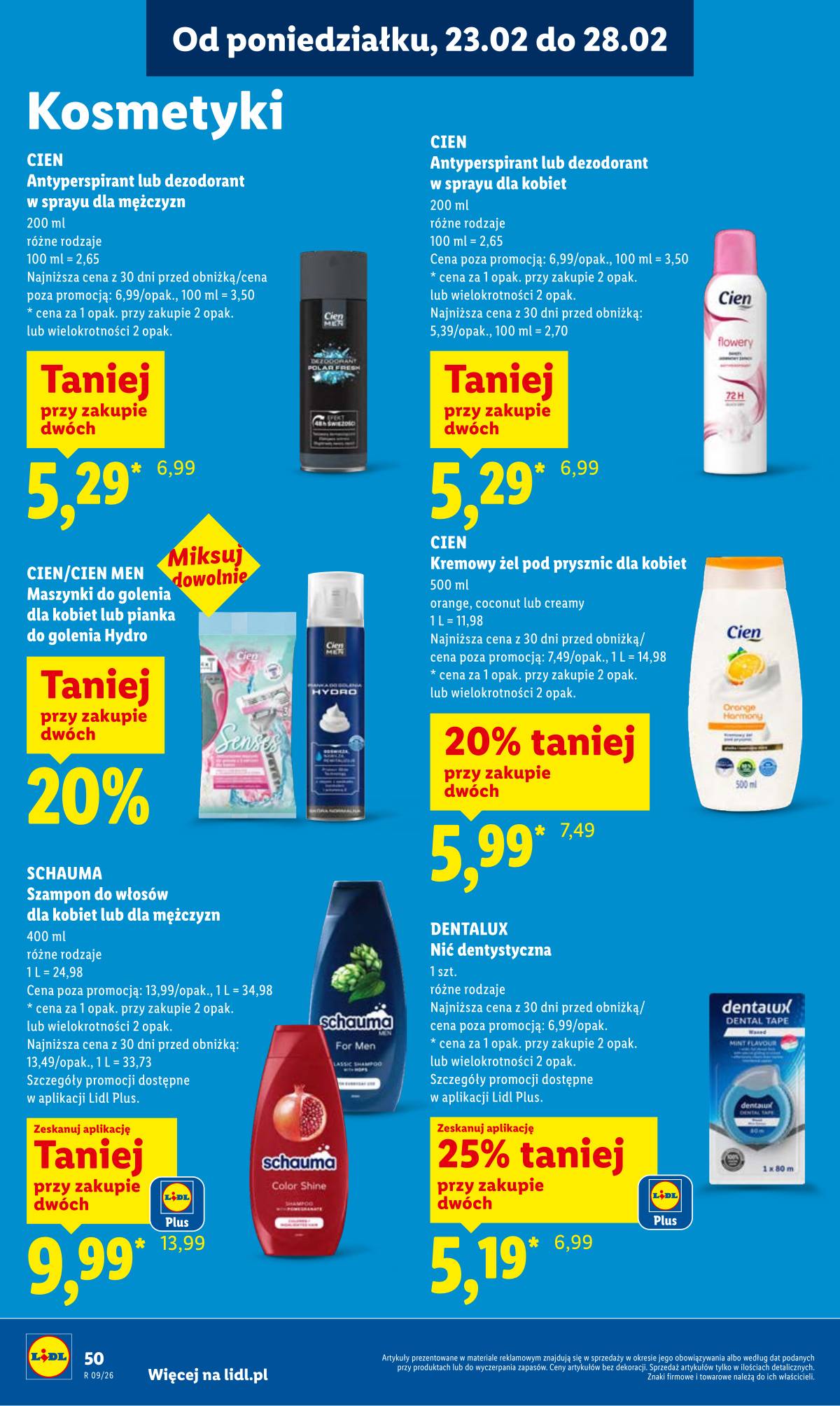 Lidl Lenkija - Oferta ważna od 23.02 do 25.02 50 puslapis